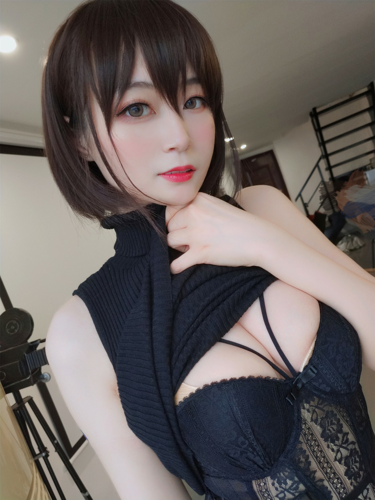 图片[28]-Coser小姐姐白银 – 黑色包臀裙 – COSPLAY-御萝部落