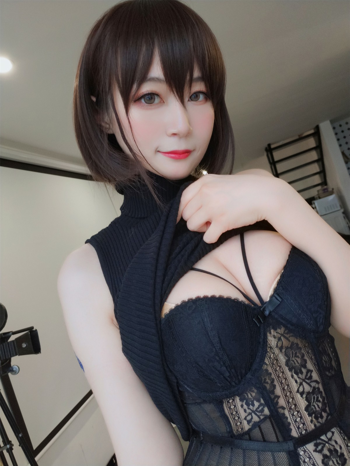 图片[27]-Coser小姐姐白银 – 黑色包臀裙 – COSPLAY-御萝部落