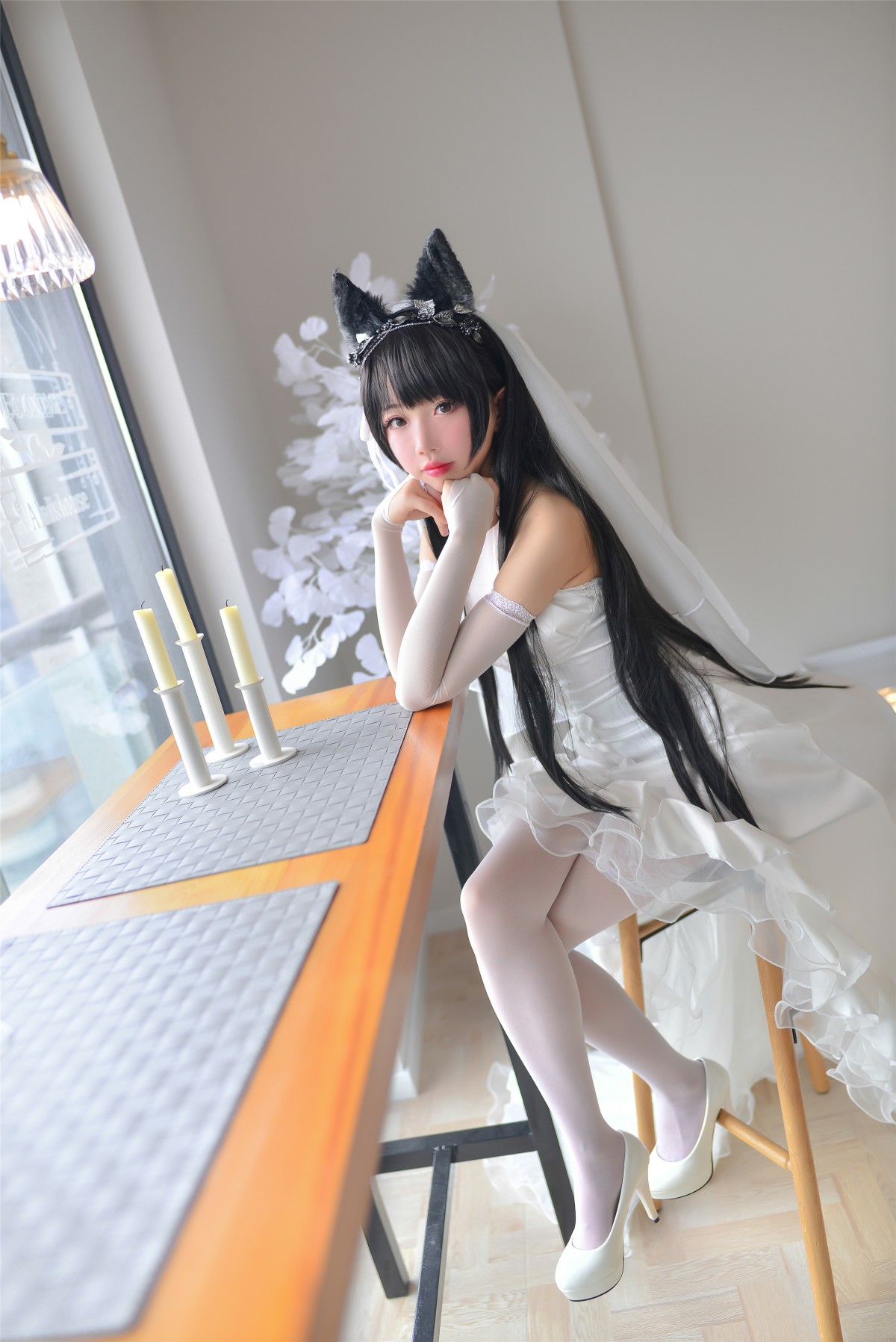 图片[5]-Cos小姐姐雪琪- 爱宕高跟美腿与婚纱 – COSPLAY-御萝部落