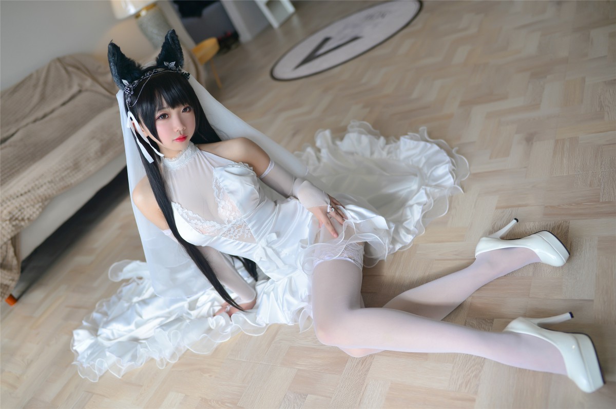 图片[7]-Cos小姐姐雪琪- 爱宕高跟美腿与婚纱 – COSPLAY-御萝部落