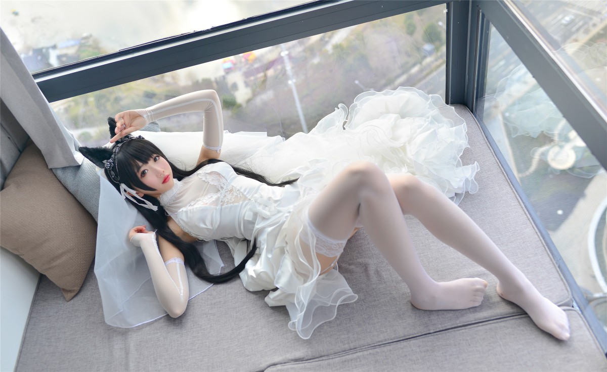 图片[11]-Cos小姐姐雪琪- 爱宕高跟美腿与婚纱 – COSPLAY-御萝部落