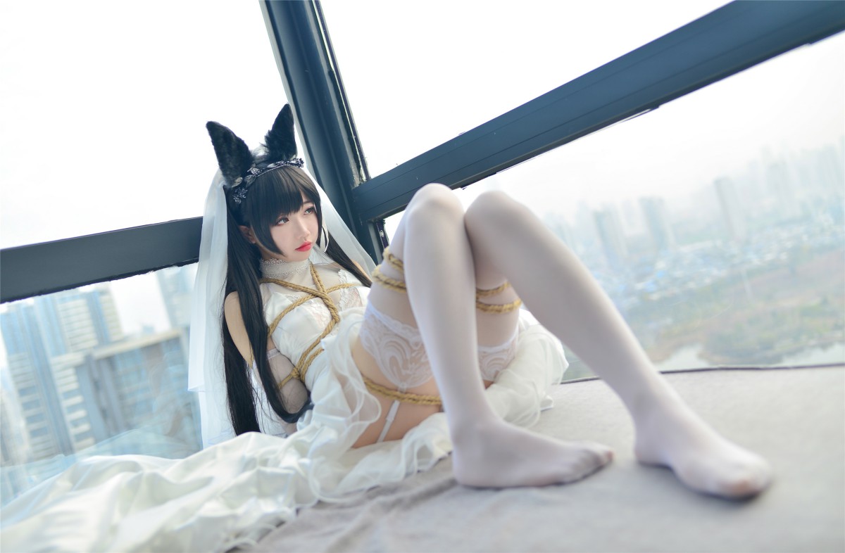 图片[29]-Cos小姐姐雪琪- 爱宕高跟美腿与婚纱 – COSPLAY-御萝部落