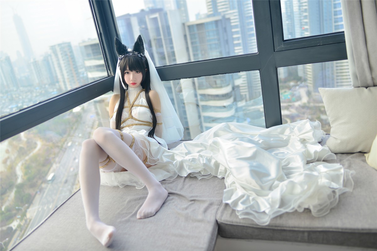 图片[27]-Cos小姐姐雪琪- 爱宕高跟美腿与婚纱 – COSPLAY-御萝部落