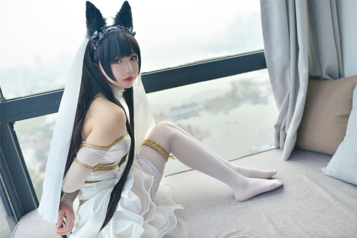 图片[34]-Cos小姐姐雪琪- 爱宕高跟美腿与婚纱 – COSPLAY-御萝部落