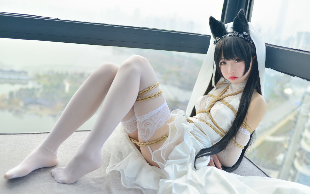 图片[33]-Cos小姐姐雪琪- 爱宕高跟美腿与婚纱 – COSPLAY-御萝部落