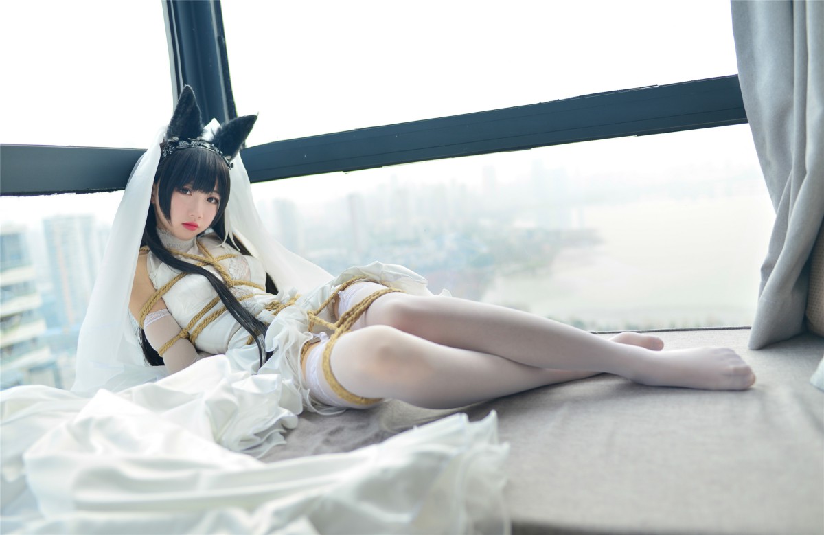 图片[36]-Cos小姐姐雪琪- 爱宕高跟美腿与婚纱 – COSPLAY-御萝部落