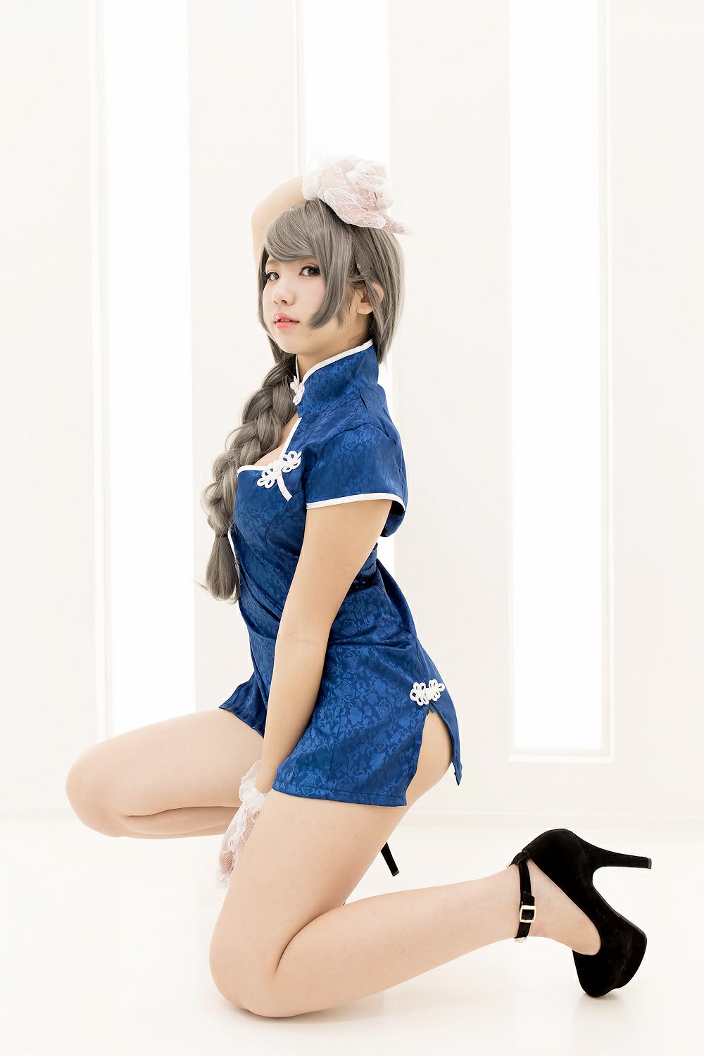 图片[9]-中華娘娘之Blue蓝色旗袍与美腿高跟 – COSPLAY-御萝部落