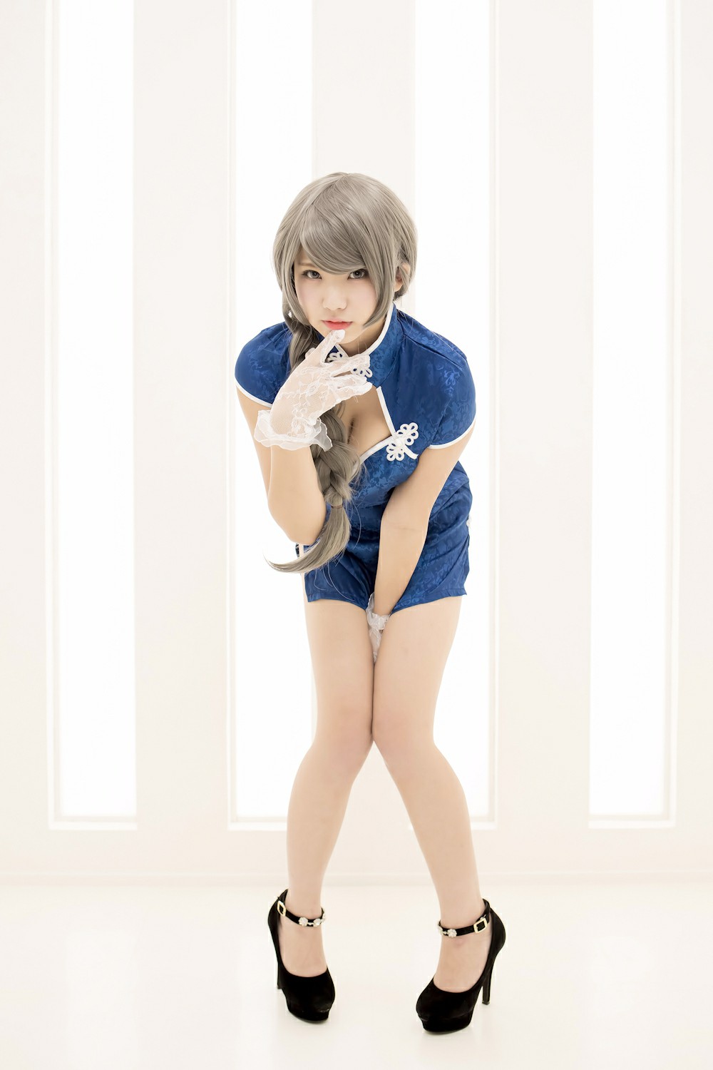 图片[17]-中華娘娘之Blue蓝色旗袍与美腿高跟 – COSPLAY-御萝部落