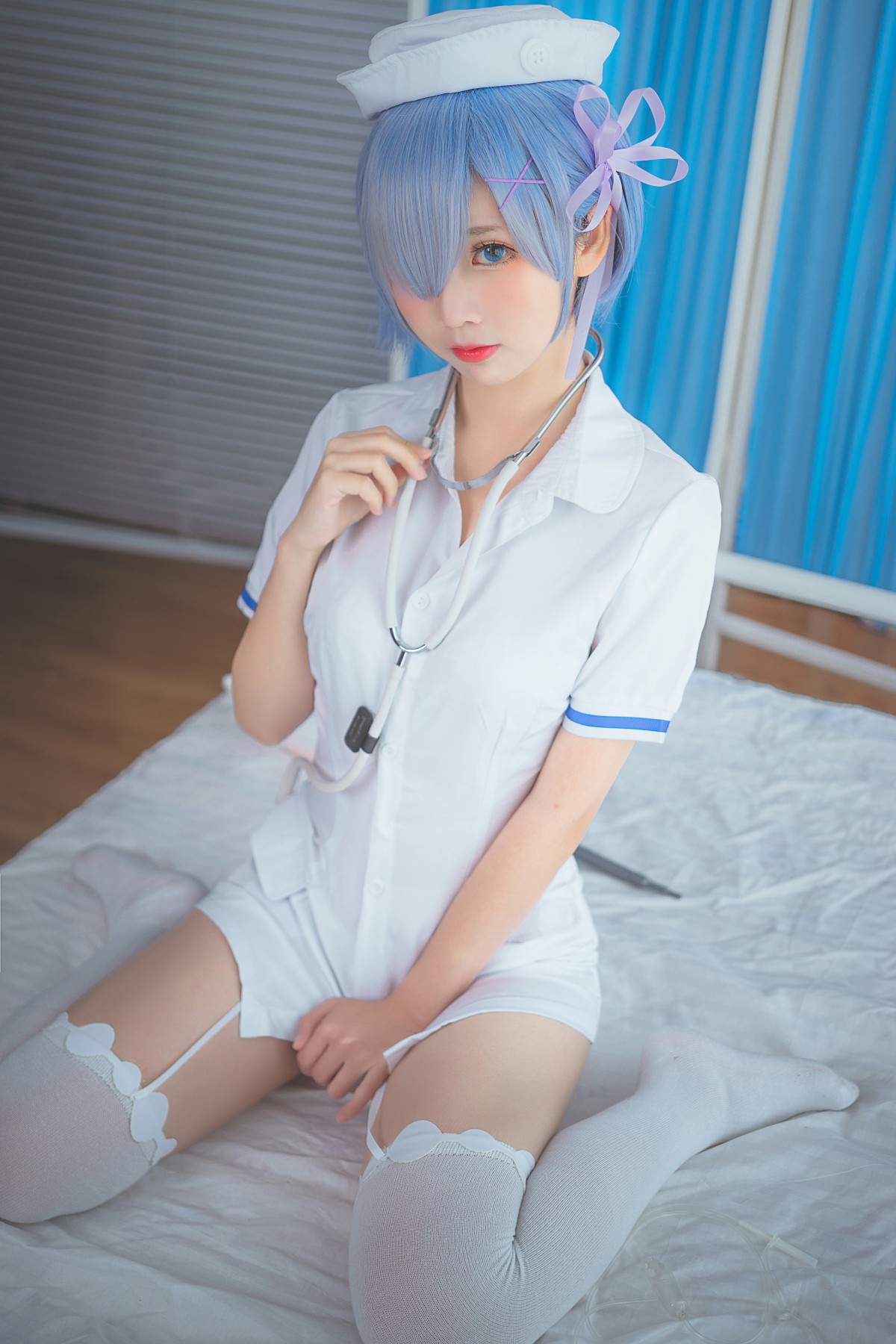 图片[7]-[Cosplay]面饼仙儿 – 蕾姆护士装 – COSPLAY-御萝部落