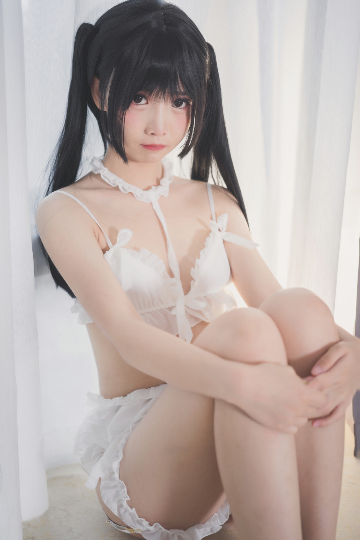 图片[6]-[Cosplay]面饼仙儿 – 脑内少女 白内衣 – COSPLAY-御萝部落