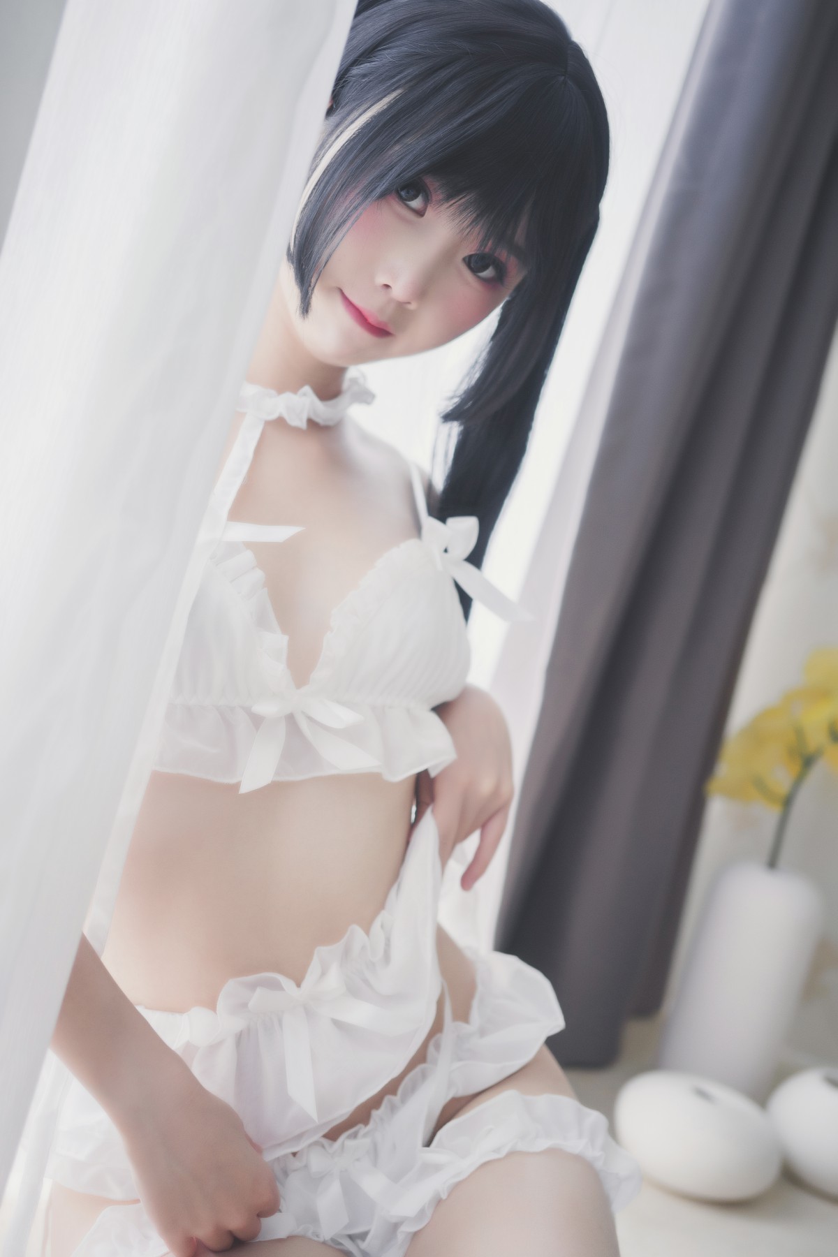 图片[8]-[Cosplay]面饼仙儿 – 脑内少女 白内衣 – COSPLAY-御萝部落