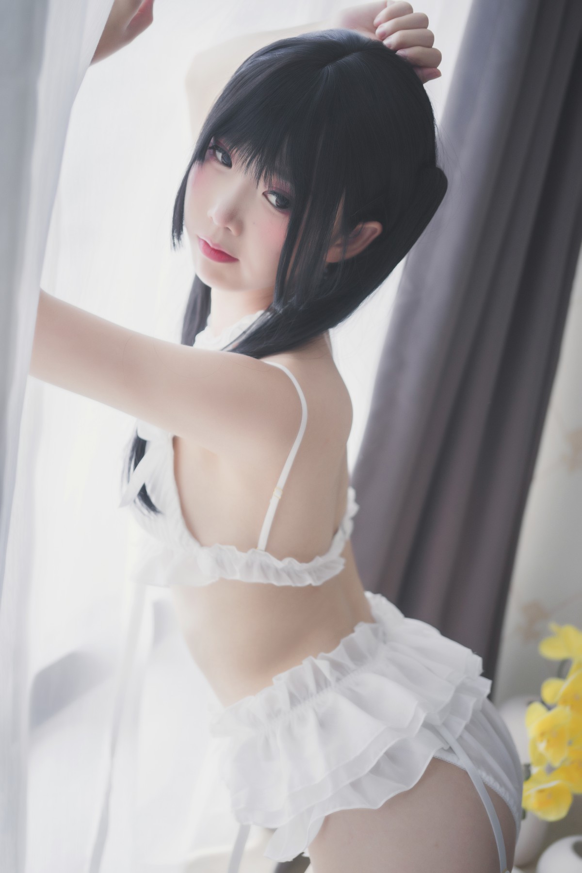 图片[10]-[Cosplay]面饼仙儿 – 脑内少女 白内衣 – COSPLAY-御萝部落