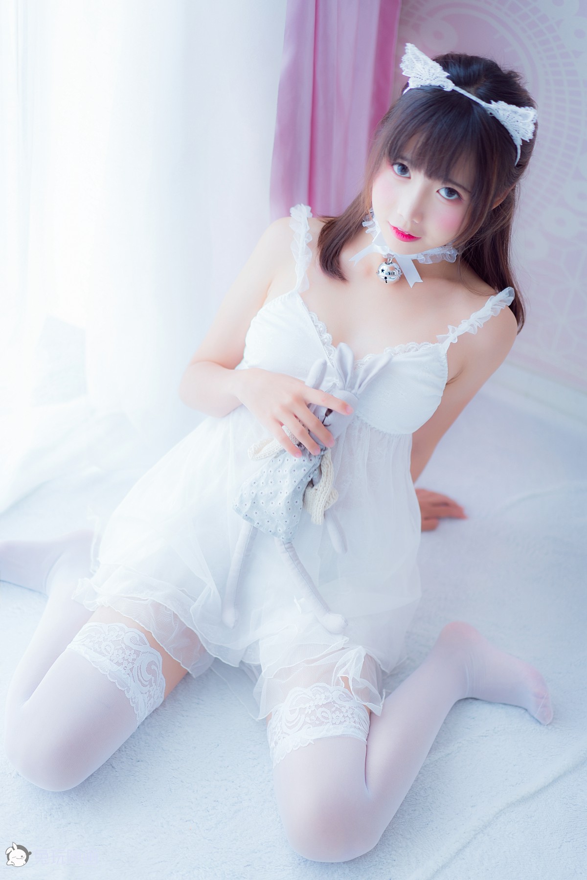 图片[3]-[Cosplay]面饼仙儿 – 吊带睡衣 – COSPLAY-御萝部落