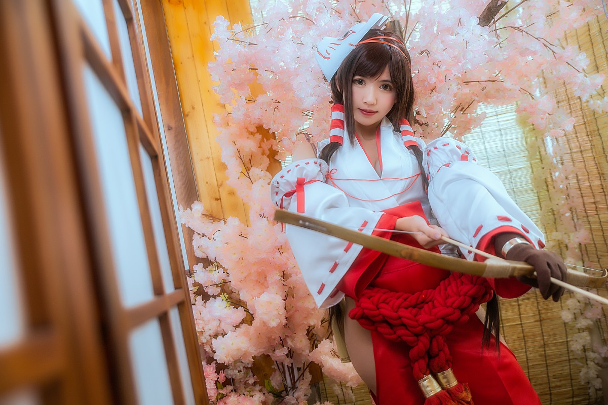 图片[2]-[Cosplay]鳗鱼霏儿 – 巫女 – COSPLAY-御萝部落