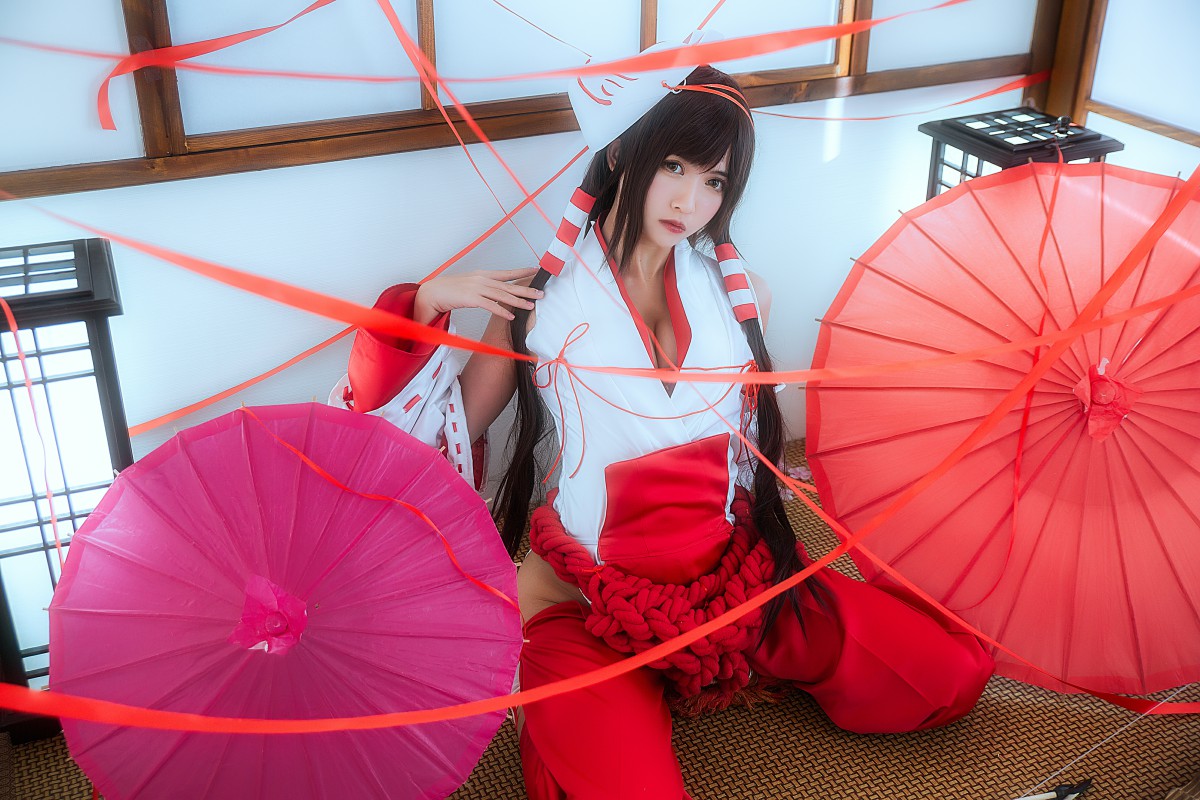 图片[5]-[Cosplay]鳗鱼霏儿 – 巫女 – COSPLAY-御萝部落