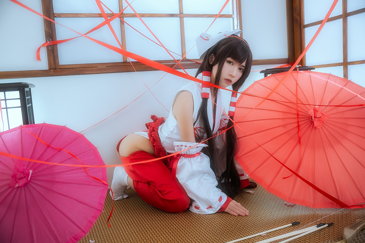 图片[6]-[Cosplay]鳗鱼霏儿 – 巫女 – COSPLAY-御萝部落