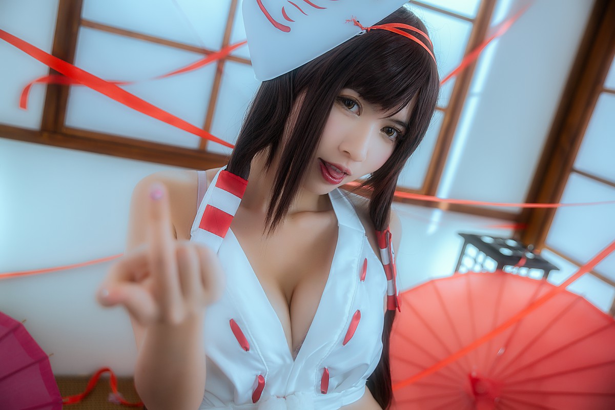 图片[14]-[Cosplay]鳗鱼霏儿 – 巫女 – COSPLAY-御萝部落