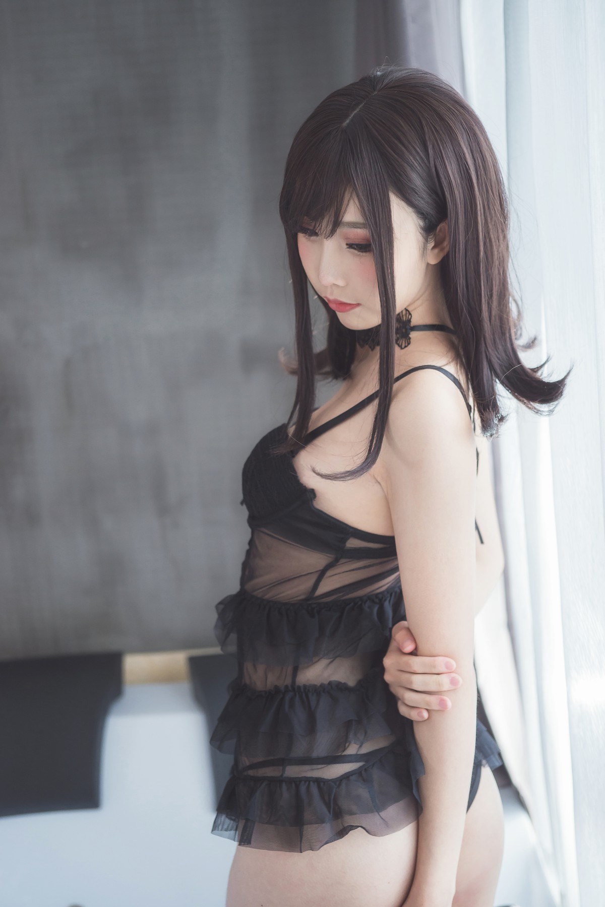 图片[10]-[Cosplay]面饼仙儿 – 脑内少女 黑色束衣 – COSPLAY-御萝部落