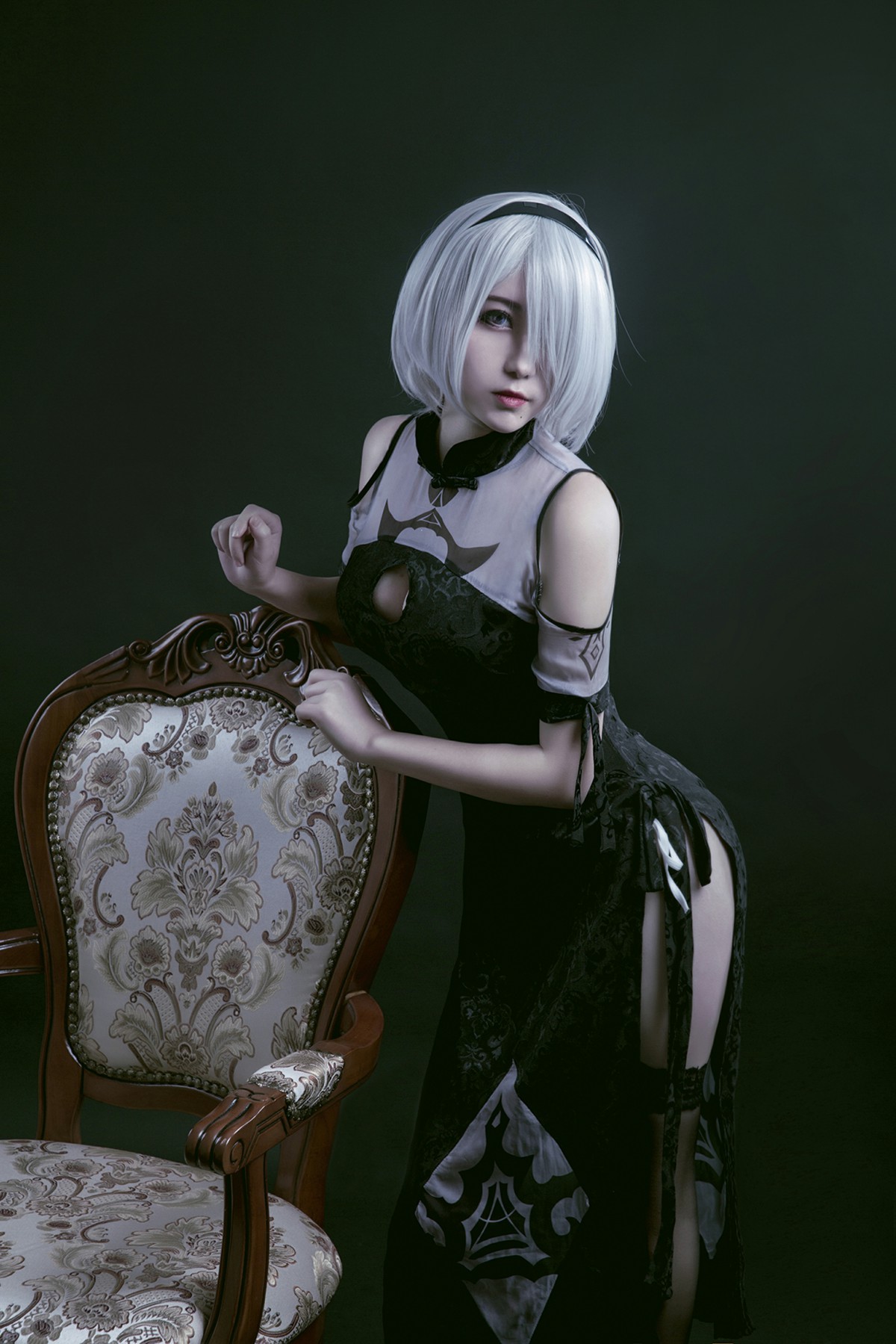 图片[15]-[Cosplay]穿旗袍的2B小姐姐 – COSPLAY-御萝部落