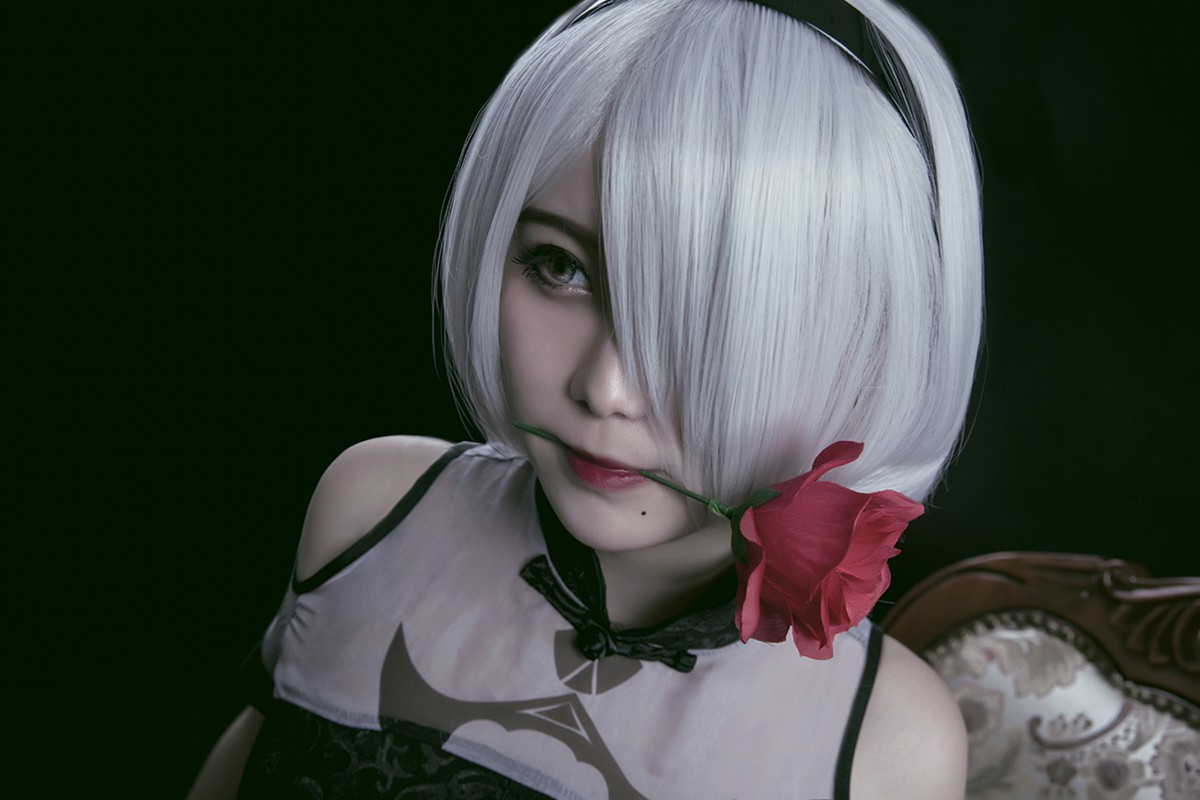 图片[29]-[Cosplay]穿旗袍的2B小姐姐 – COSPLAY-御萝部落