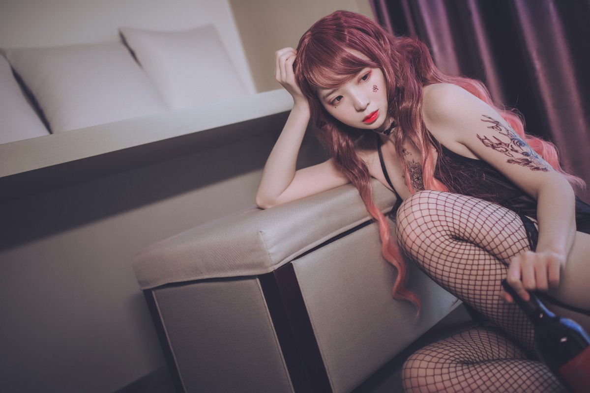 图片[29]-疯猫ss -黑色吊带袜 – COSPLAY-御萝部落