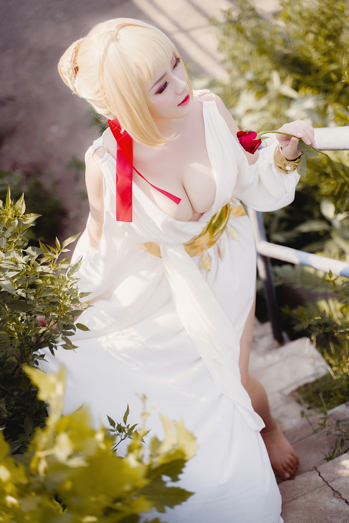 图片[10]-甜美女神 白裙飘逸难以抵挡的诱惑 – COSPLAY-御萝部落