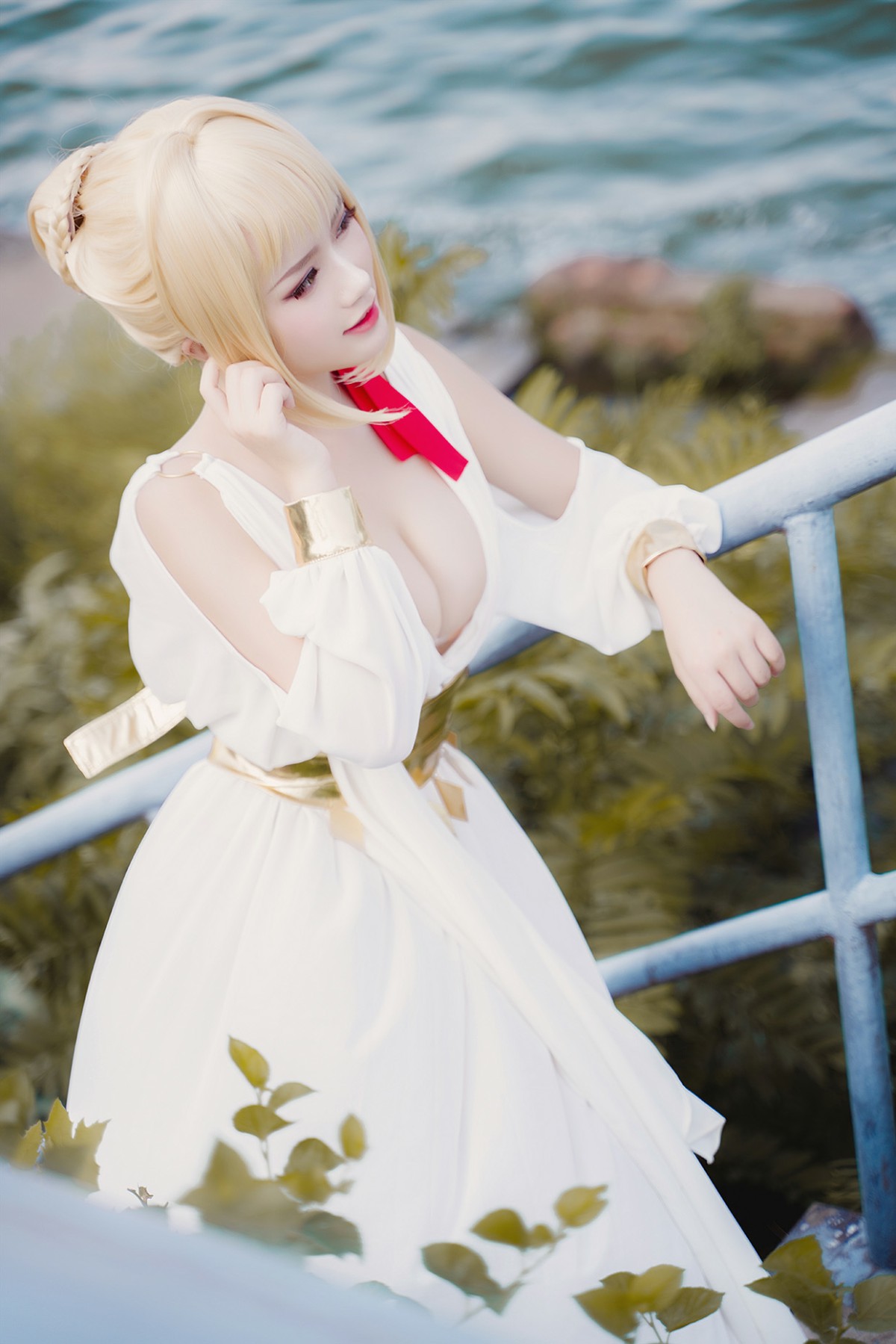 图片[16]-甜美女神 白裙飘逸难以抵挡的诱惑 – COSPLAY-御萝部落