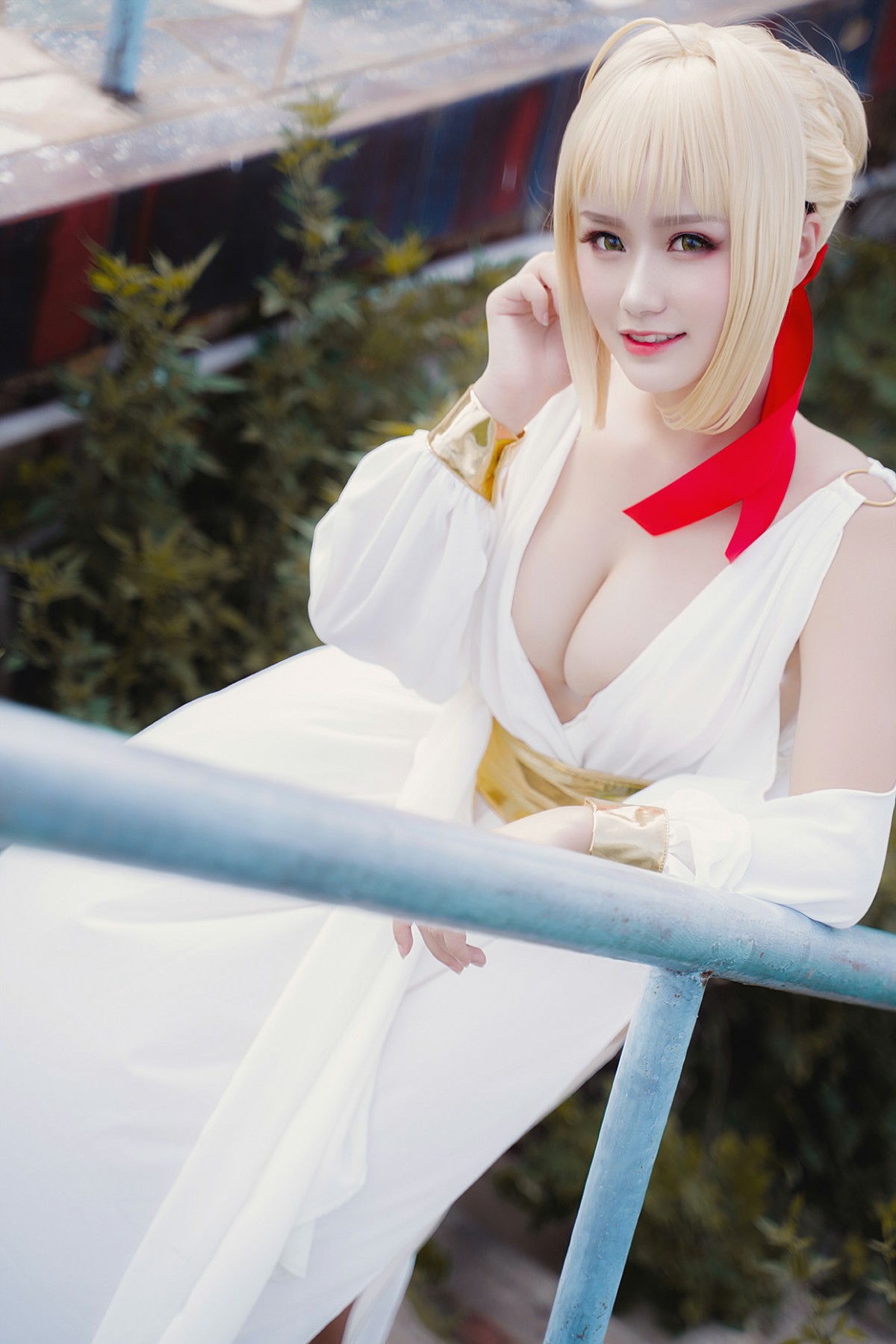 图片[17]-甜美女神 白裙飘逸难以抵挡的诱惑 – COSPLAY-御萝部落