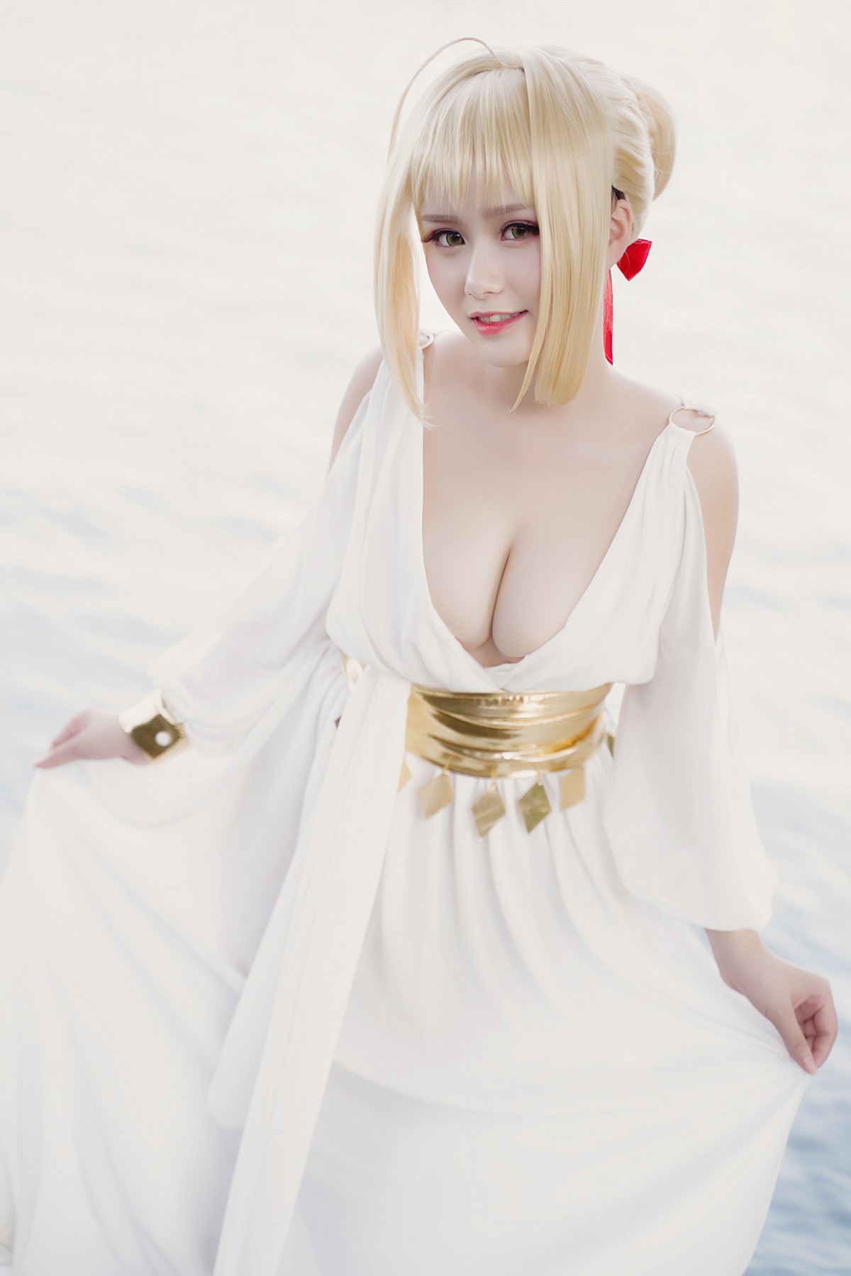 图片[24]-甜美女神 白裙飘逸难以抵挡的诱惑 – COSPLAY-御萝部落