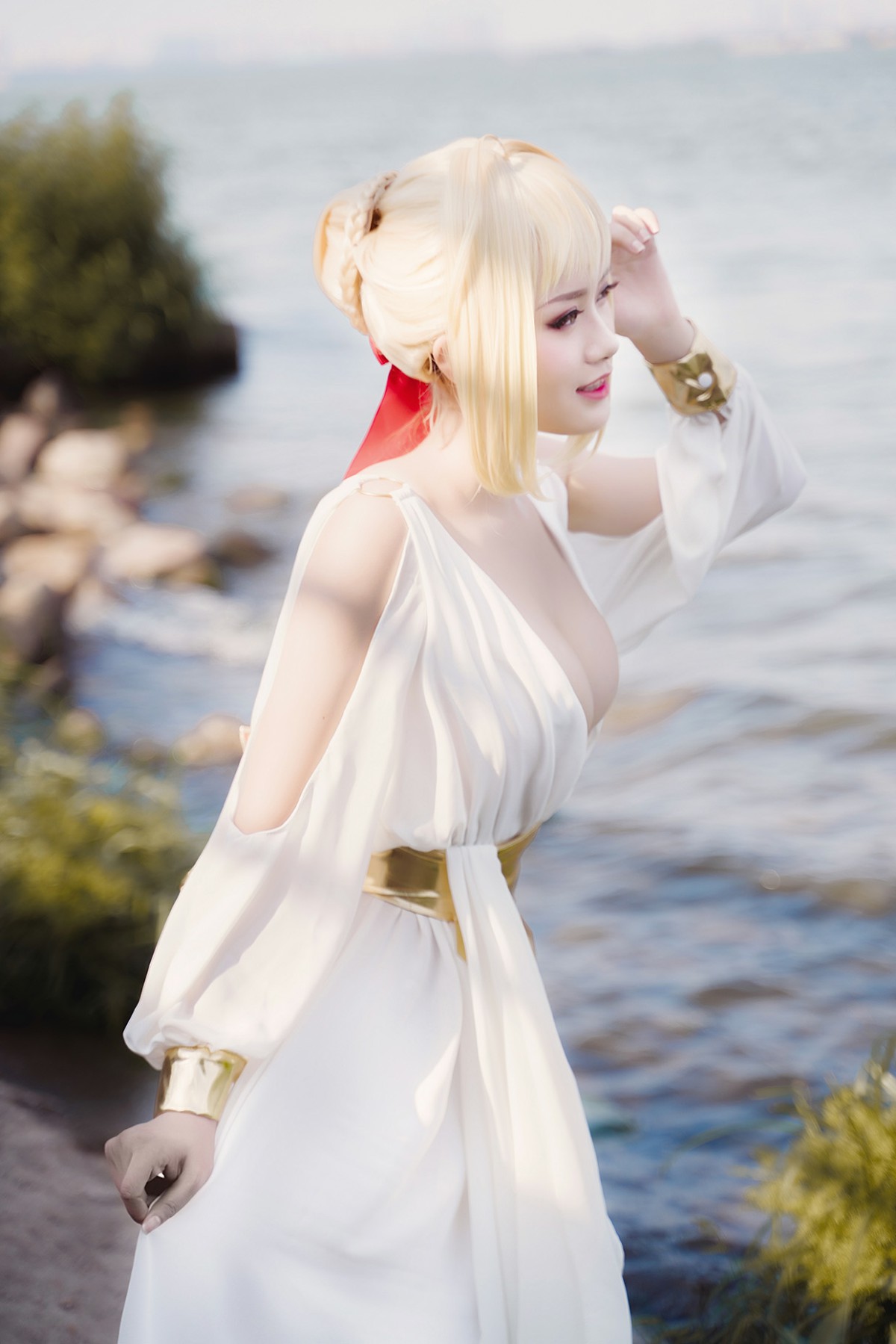 图片[27]-甜美女神 白裙飘逸难以抵挡的诱惑 – COSPLAY-御萝部落