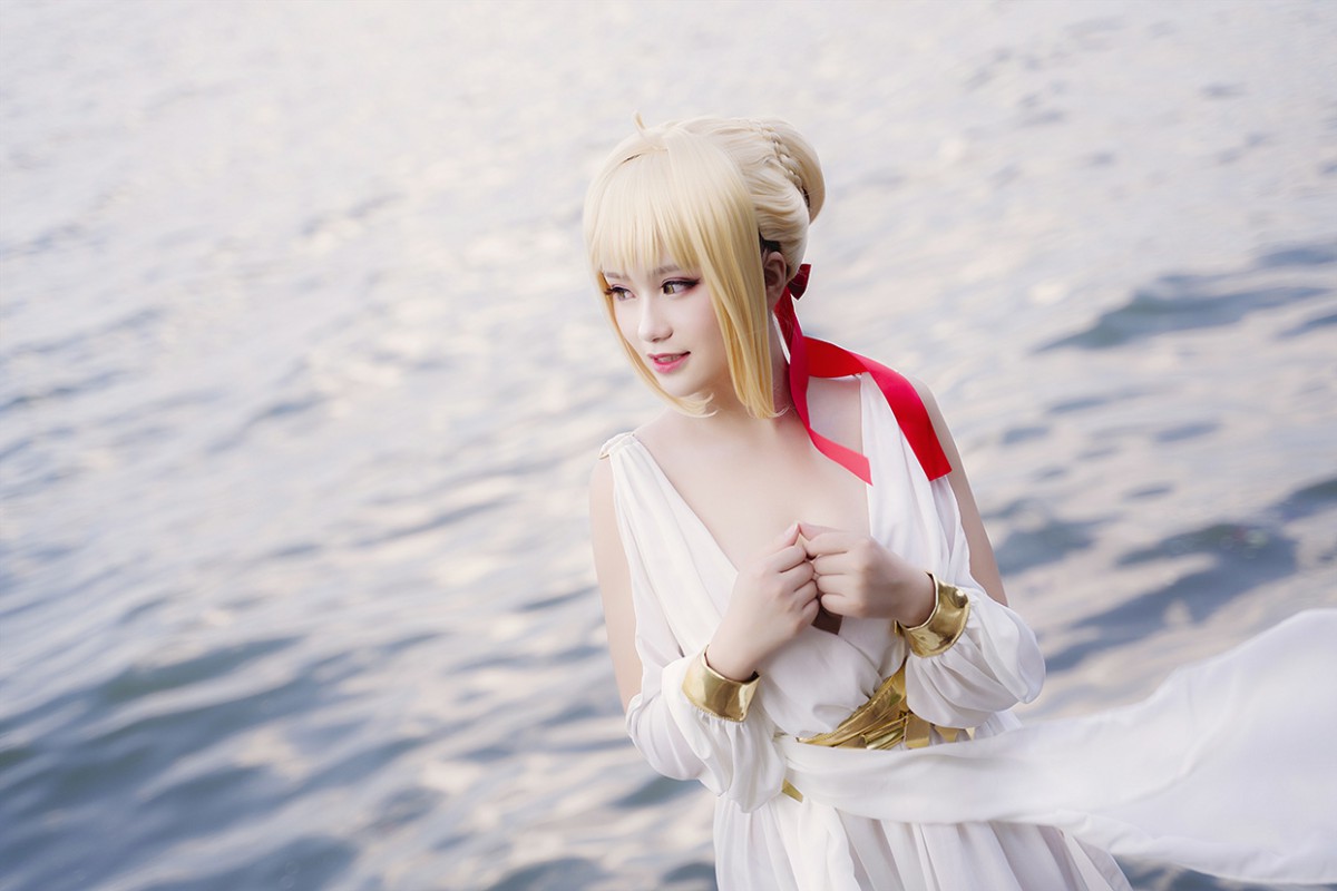 图片[32]-甜美女神 白裙飘逸难以抵挡的诱惑 – COSPLAY-御萝部落