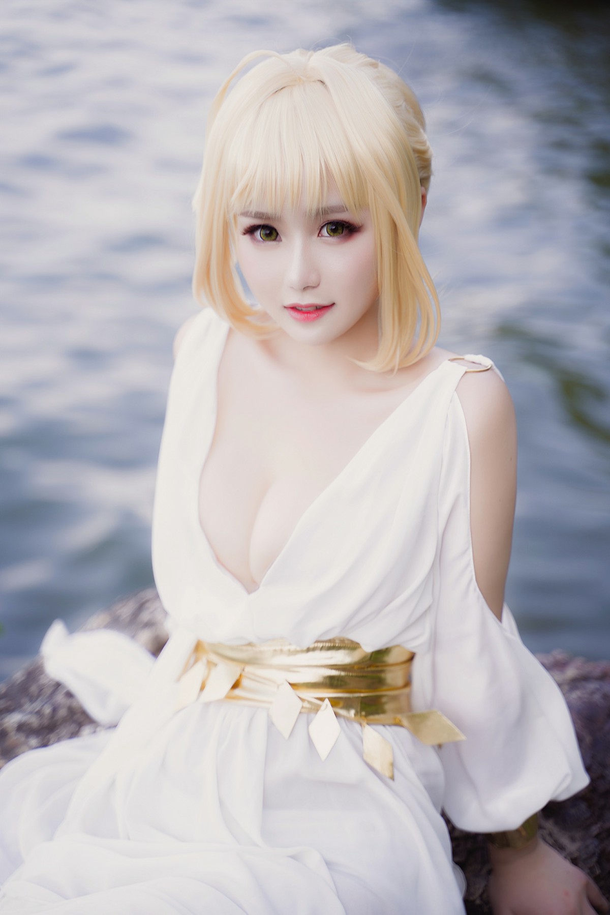 图片[33]-甜美女神 白裙飘逸难以抵挡的诱惑 – COSPLAY-御萝部落