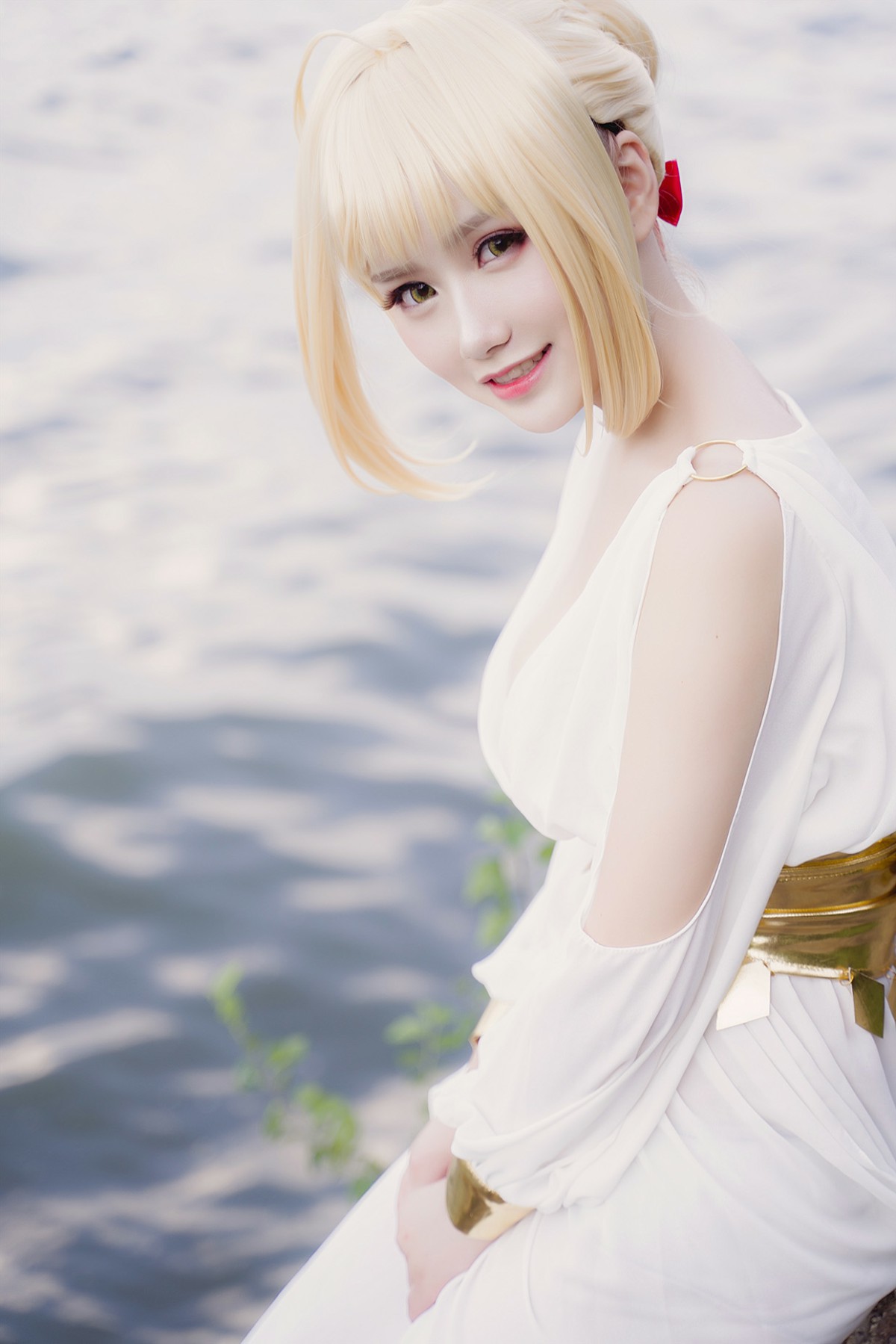 图片[34]-甜美女神 白裙飘逸难以抵挡的诱惑 – COSPLAY-御萝部落