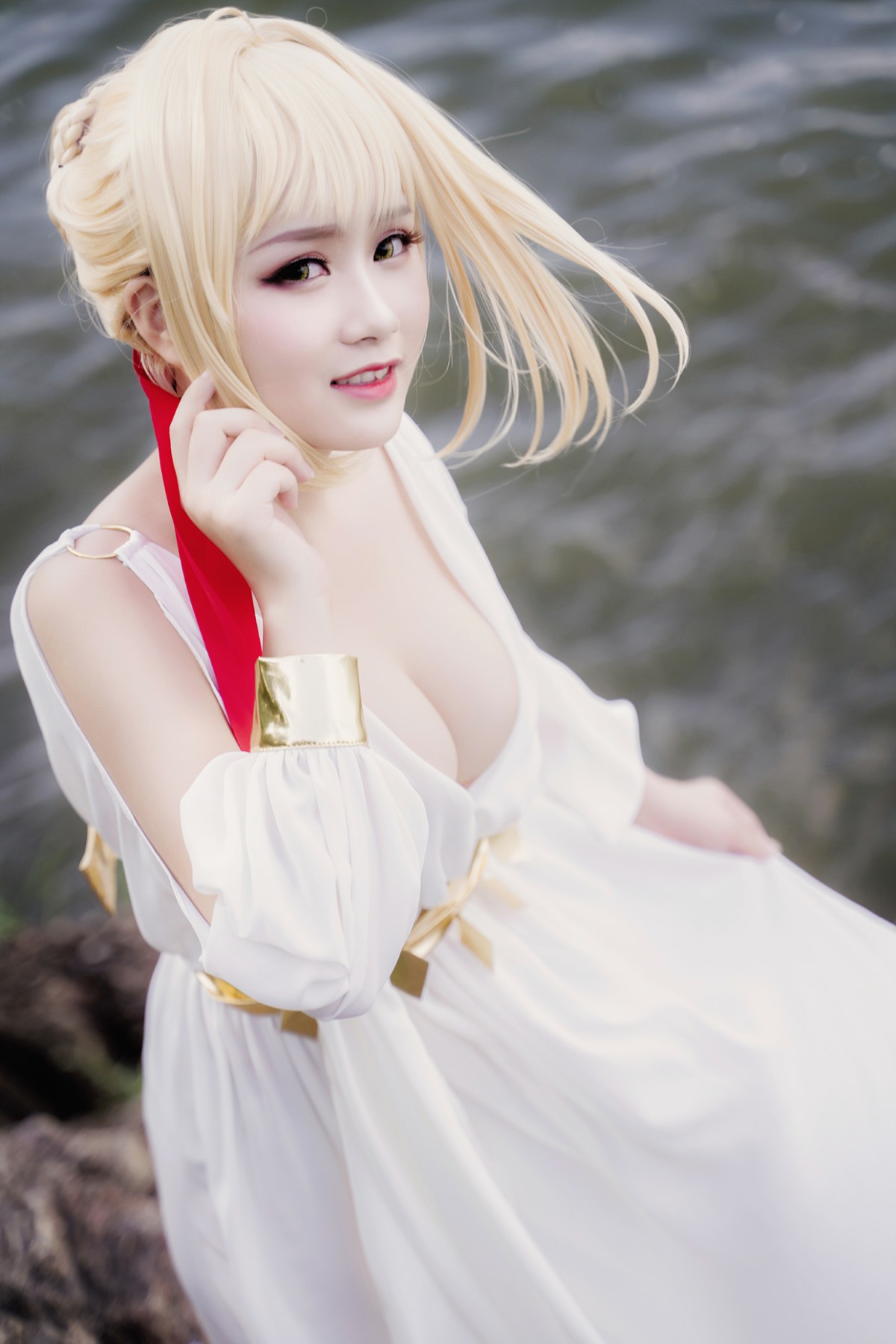 图片[38]-甜美女神 白裙飘逸难以抵挡的诱惑 – COSPLAY-御萝部落