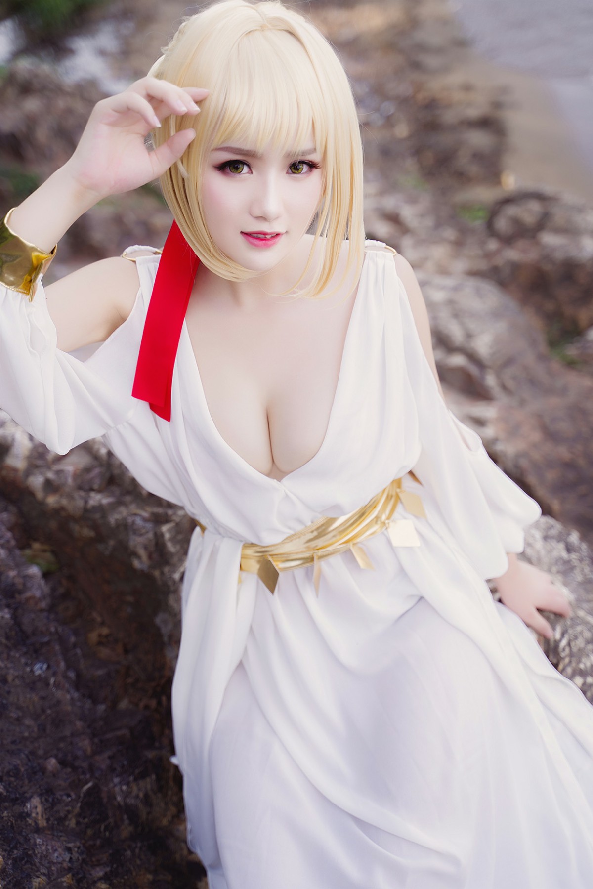 图片[39]-甜美女神 白裙飘逸难以抵挡的诱惑 – COSPLAY-御萝部落