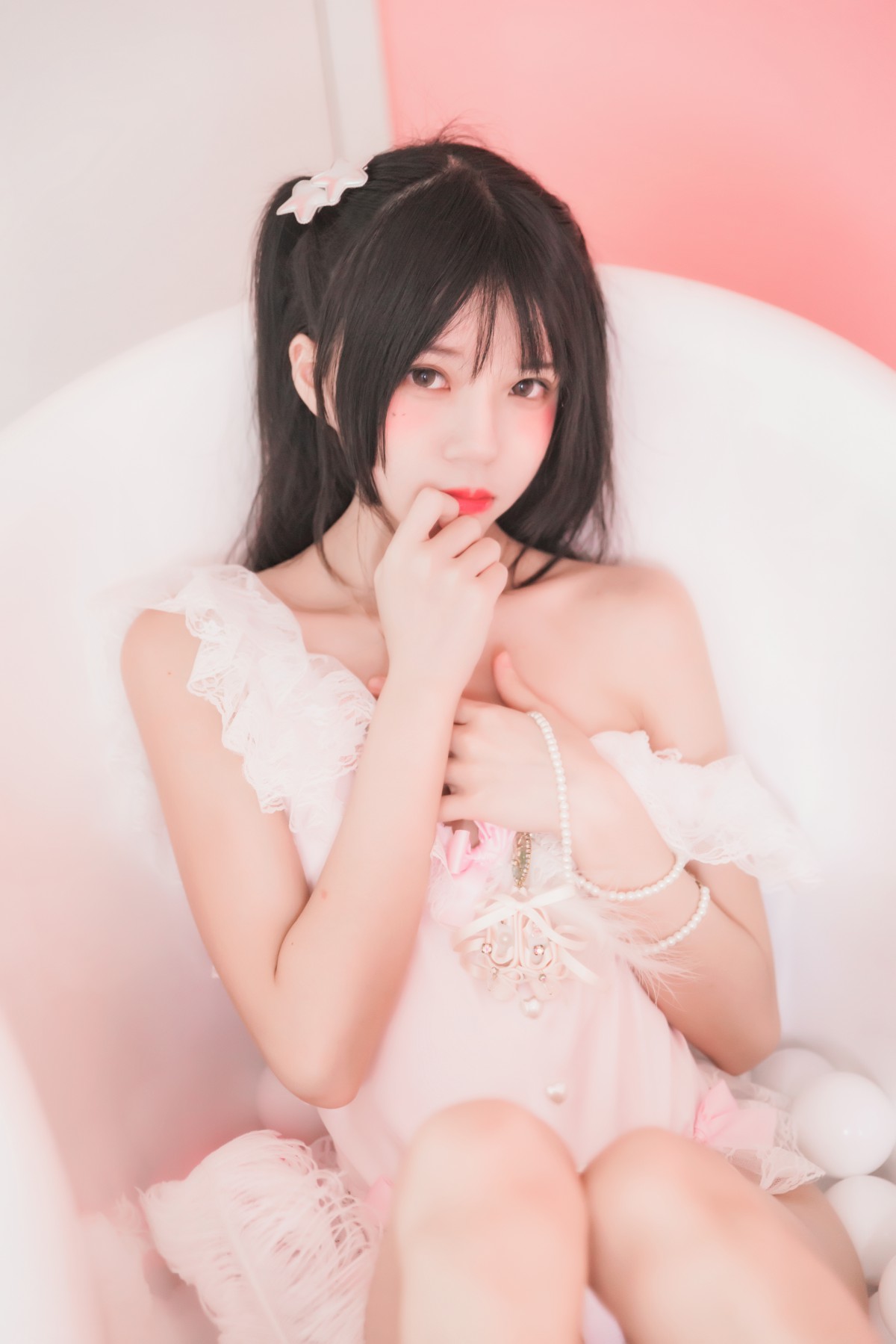 图片[13]-萝莉风COS 桜桃喵 –粉色浴缸 – COSPLAY-御萝部落