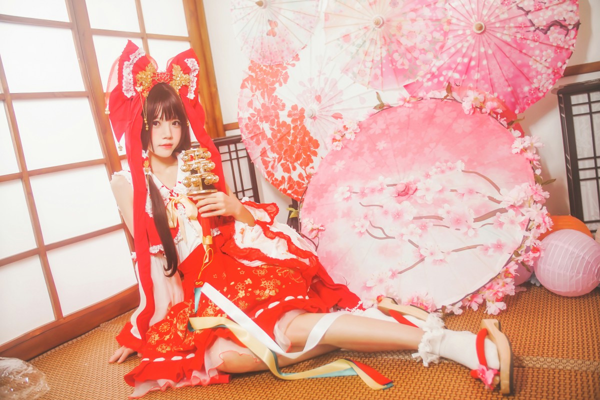 图片[12]-萝莉风COS 桜桃喵 – 灵梦 新年快乐 – COSPLAY-御萝部落