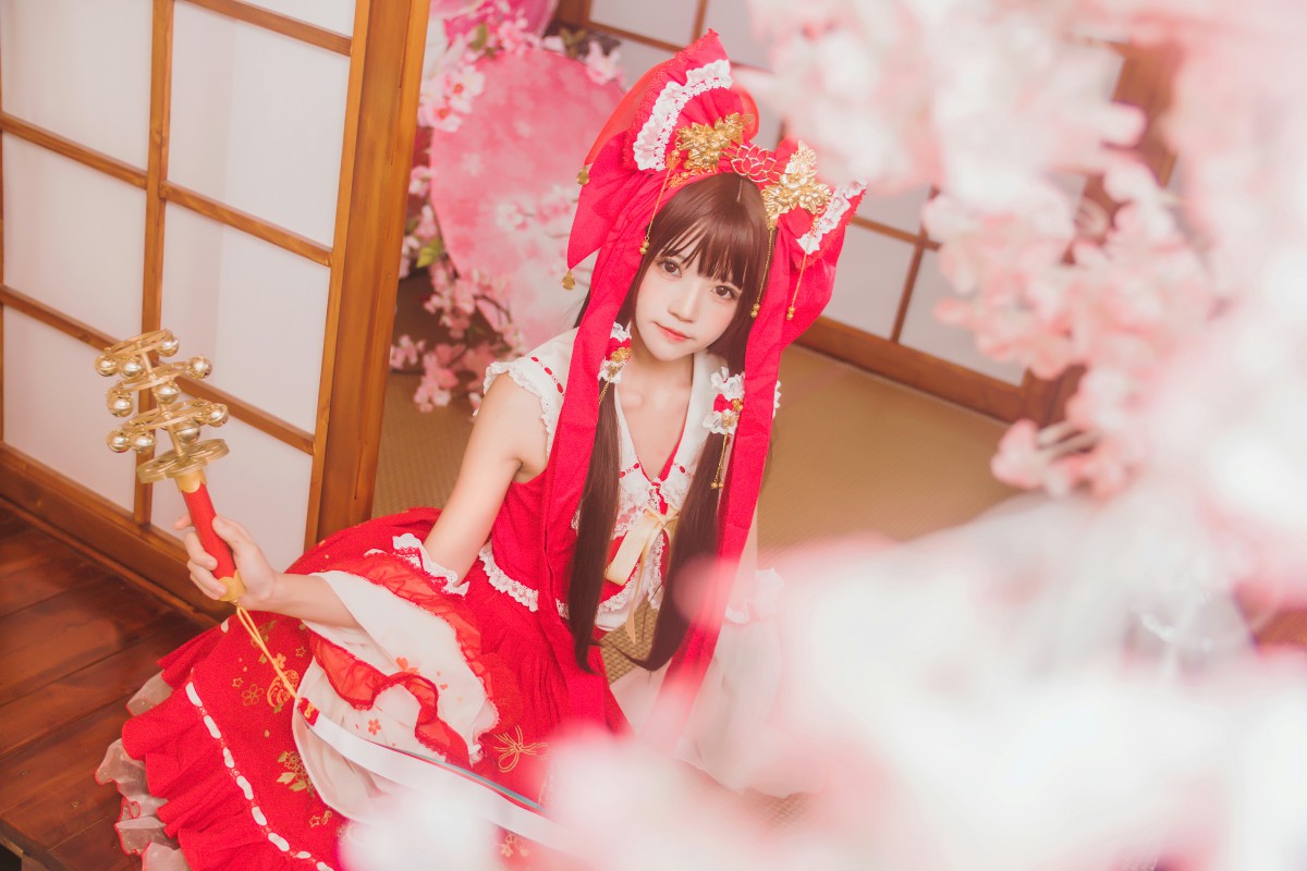 图片[22]-萝莉风COS 桜桃喵 – 灵梦 新年快乐 – COSPLAY-御萝部落