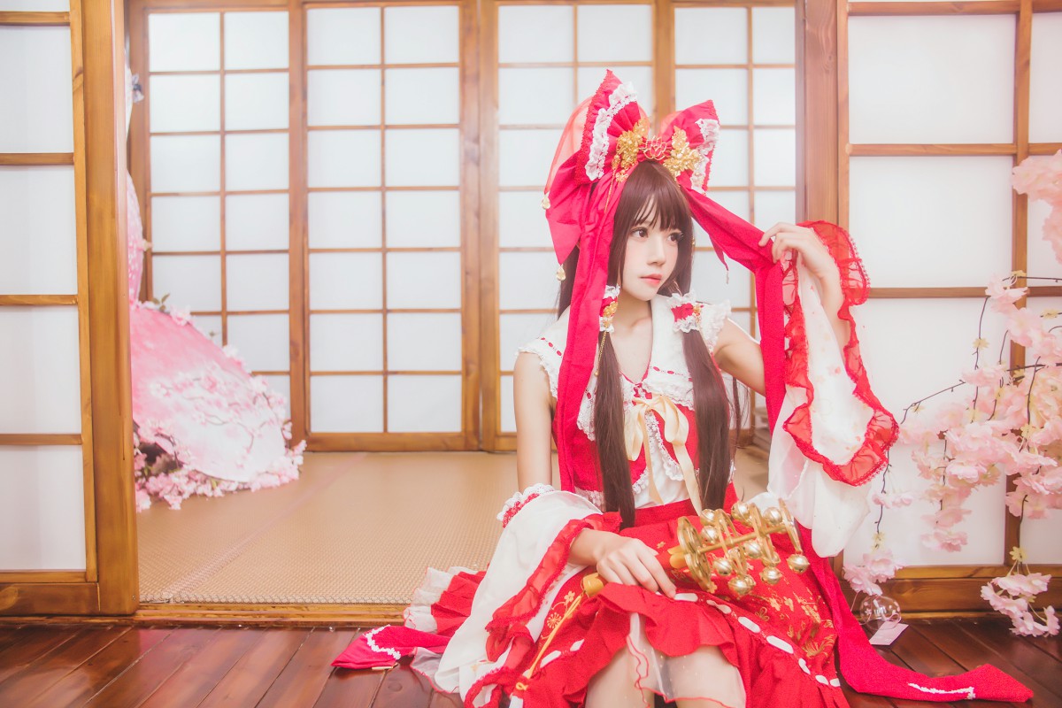 图片[27]-萝莉风COS 桜桃喵 – 灵梦 新年快乐 – COSPLAY-御萝部落