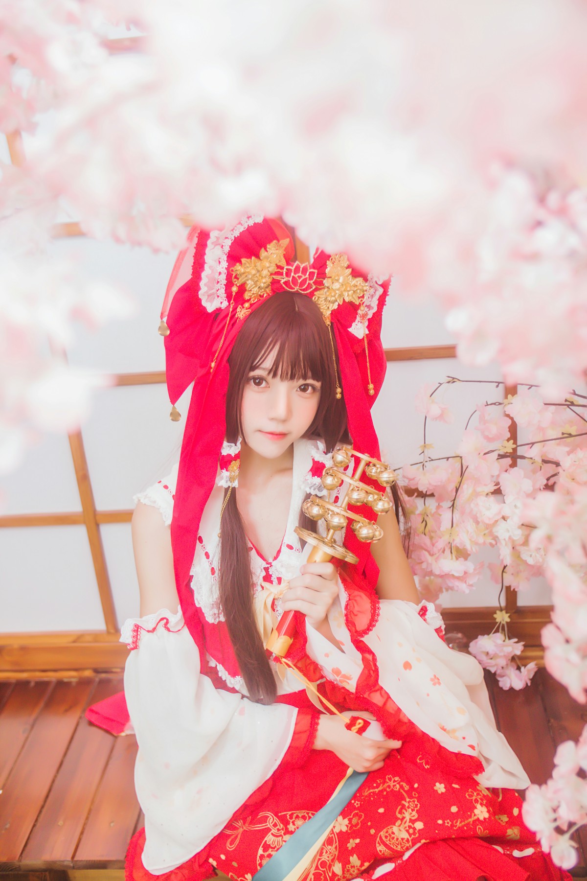 图片[30]-萝莉风COS 桜桃喵 – 灵梦 新年快乐 – COSPLAY-御萝部落