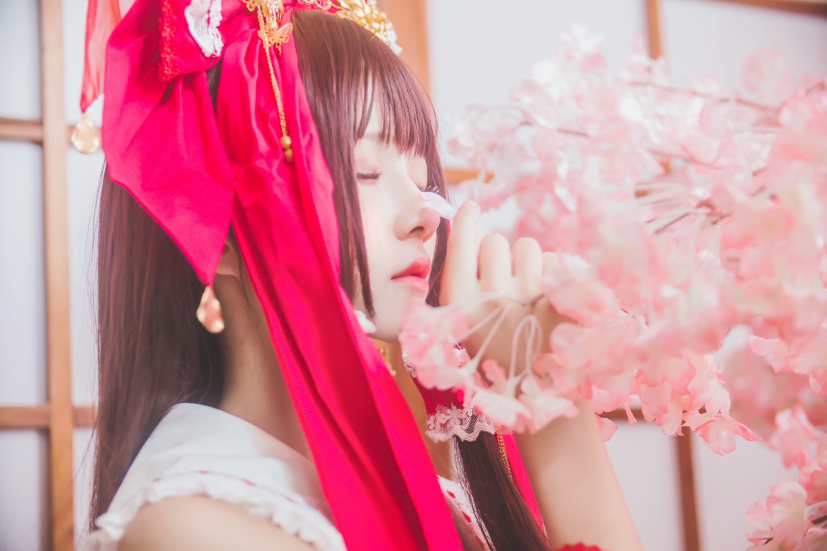 图片[35]-萝莉风COS 桜桃喵 – 灵梦 新年快乐 – COSPLAY-御萝部落