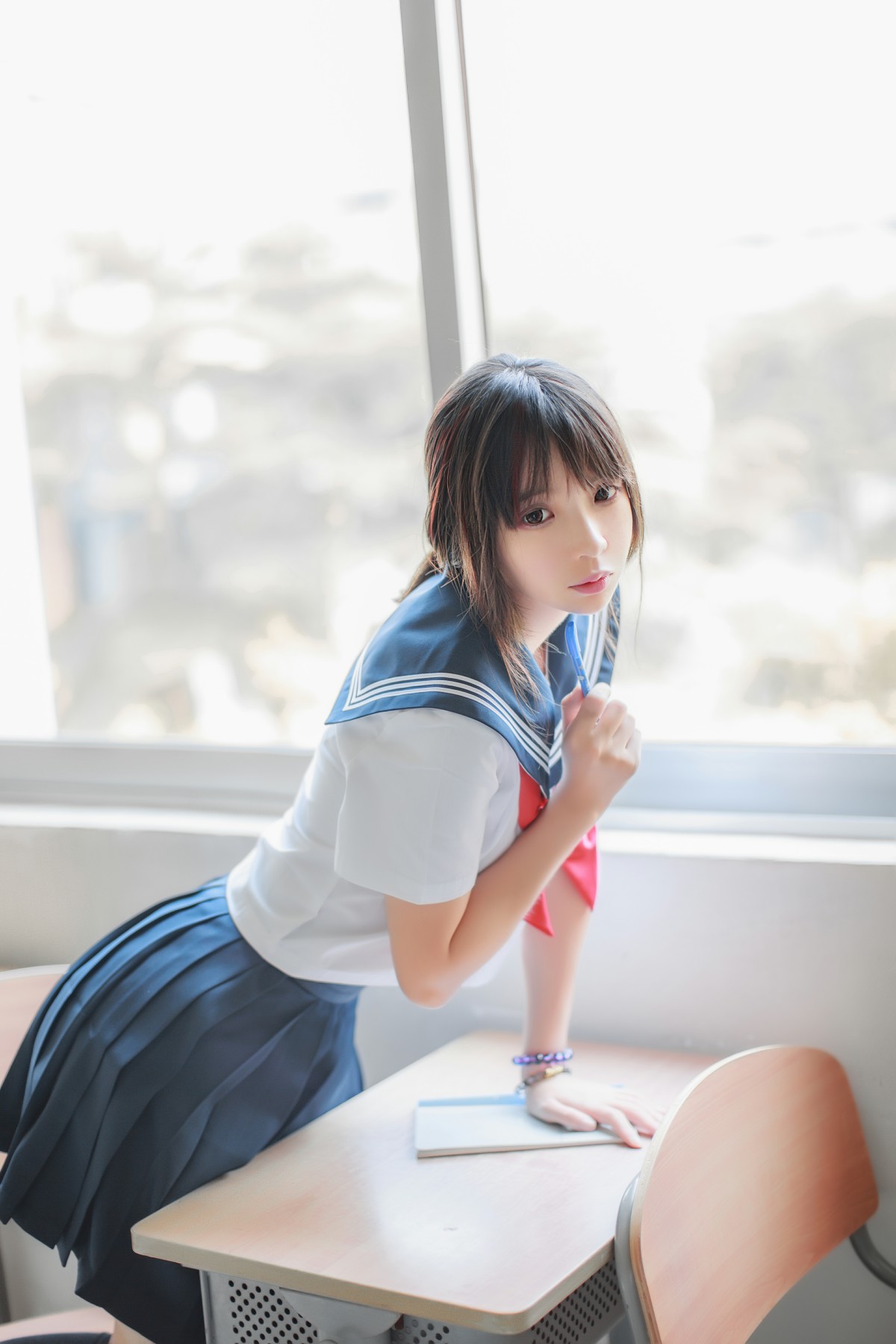 图片[3]-COS美女 疯猫ss – 同桌的水手服 – COSPLAY-御萝部落