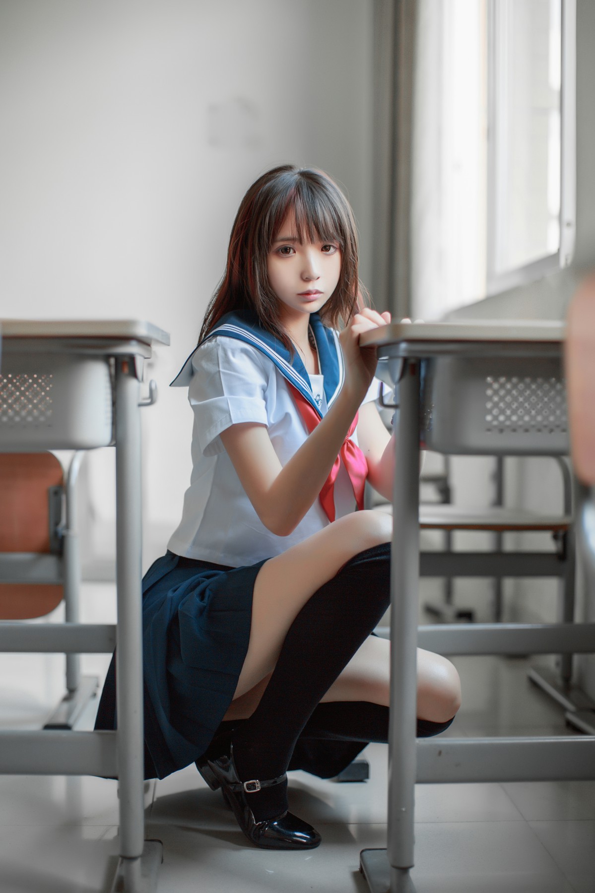 图片[5]-COS美女 疯猫ss – 同桌的水手服 – COSPLAY-御萝部落