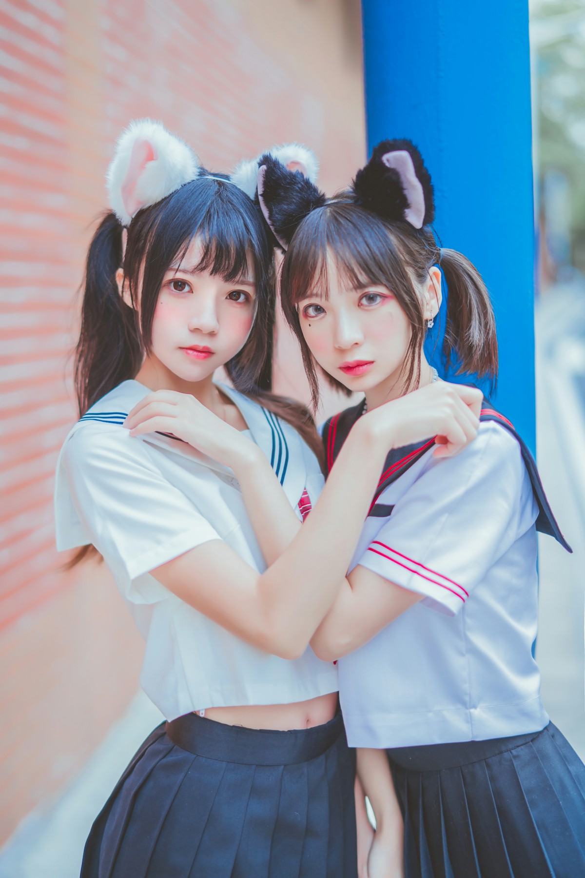 图片[6]-萝莉风COS 桜桃喵&amp;疯猫ss – JK百合2 – COSPLAY-御萝部落