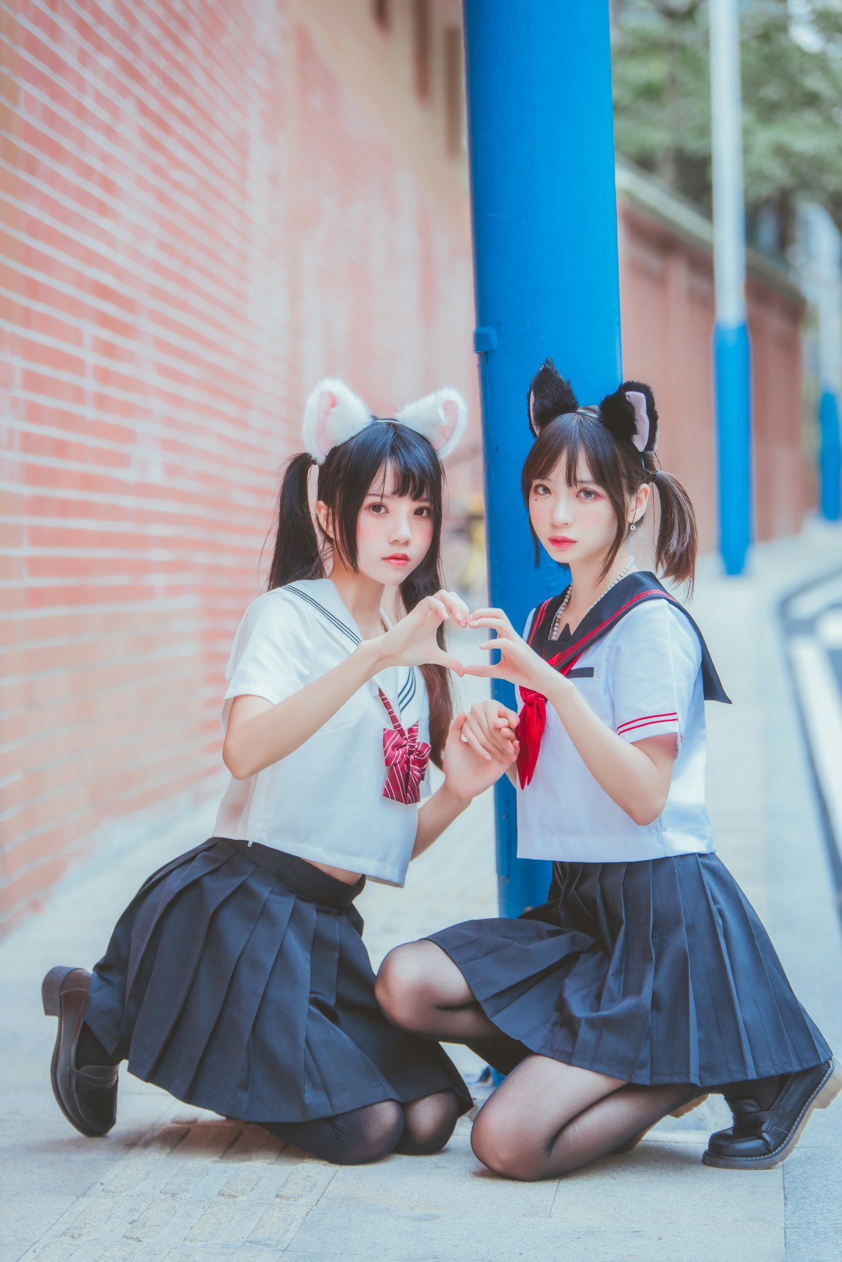 图片[8]-萝莉风COS 桜桃喵&amp;疯猫ss – JK百合2 – COSPLAY-御萝部落