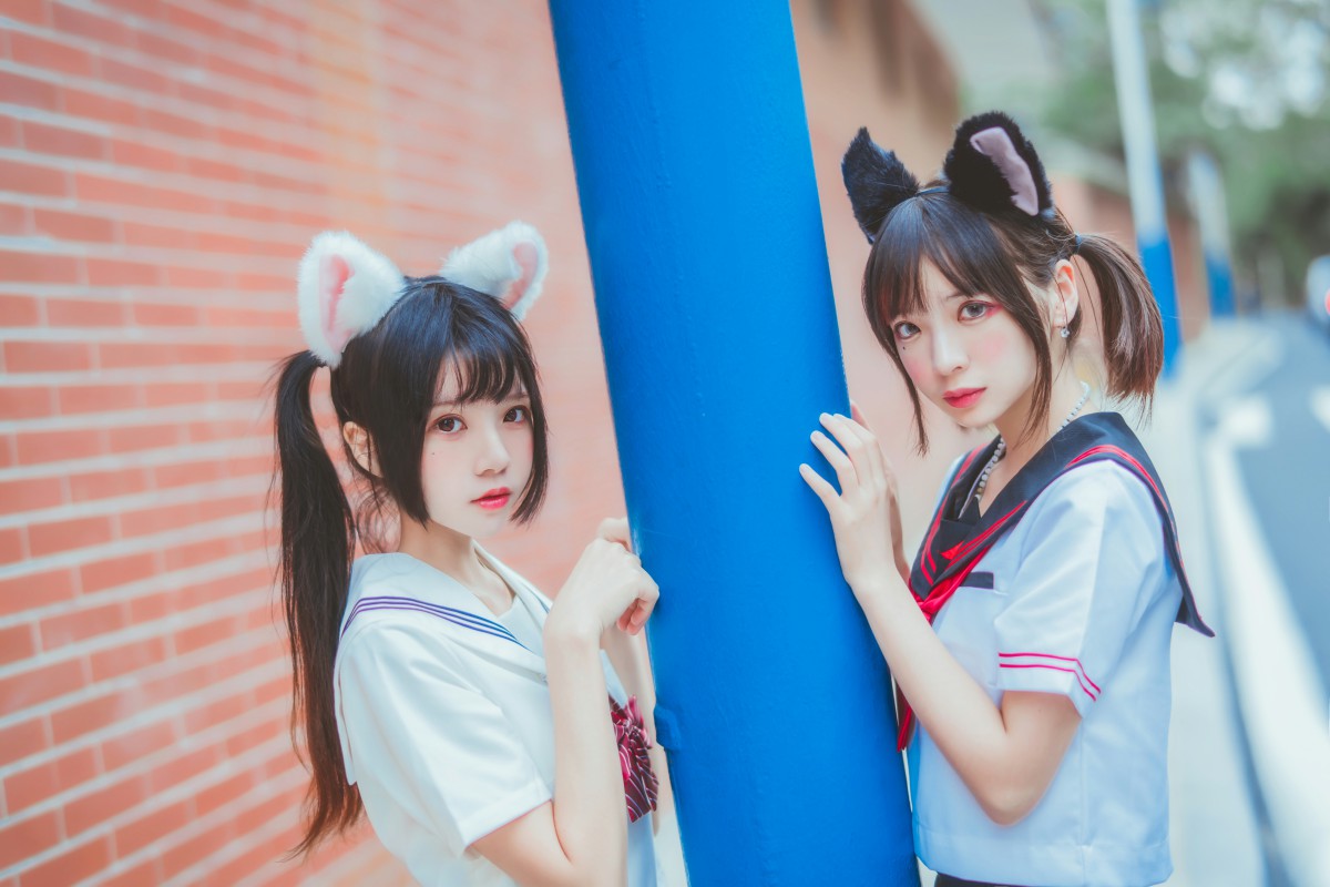 图片[13]-萝莉风COS 桜桃喵&amp;疯猫ss – JK百合2 – COSPLAY-御萝部落