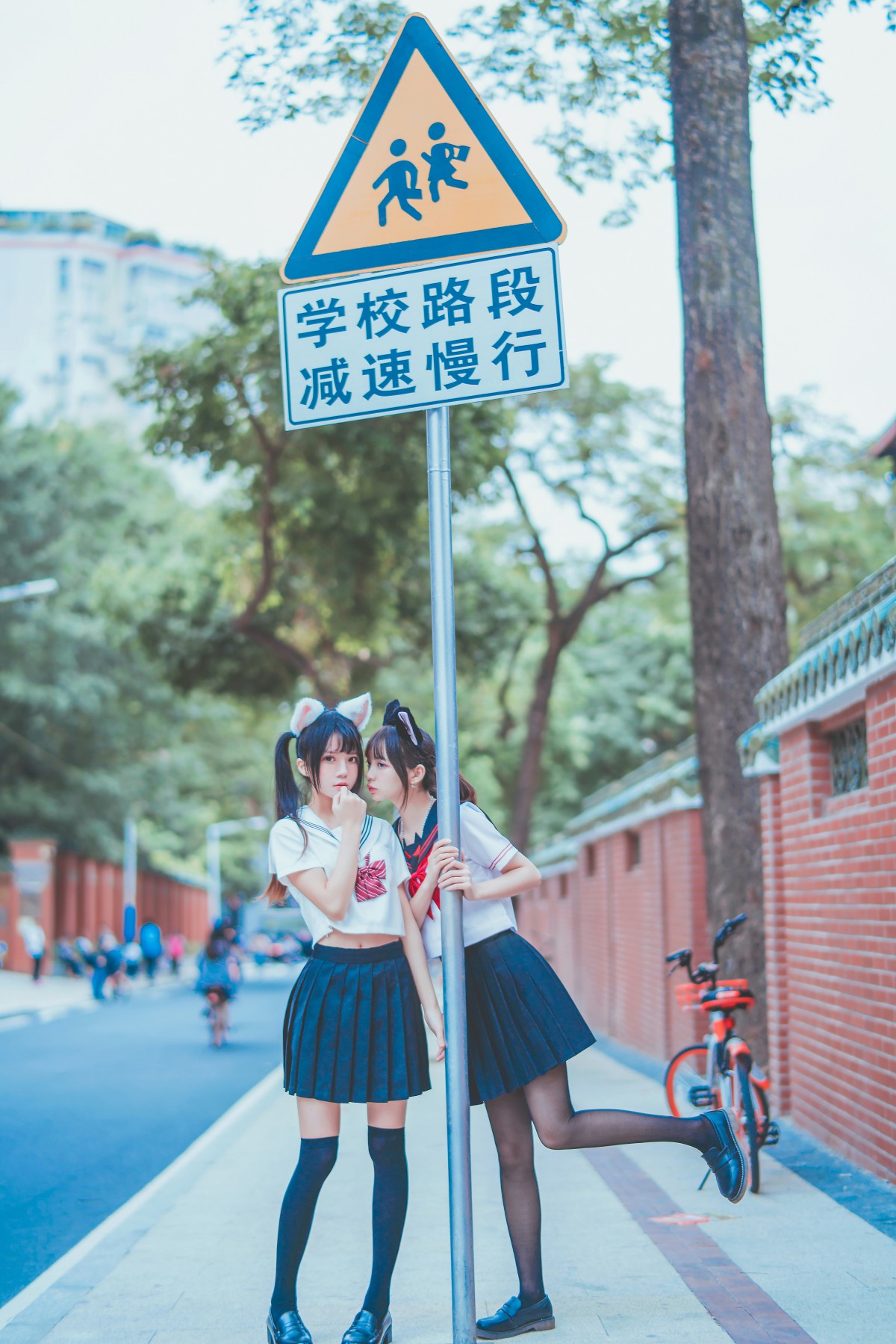 图片[20]-萝莉风COS 桜桃喵&amp;疯猫ss – JK百合2 – COSPLAY-御萝部落