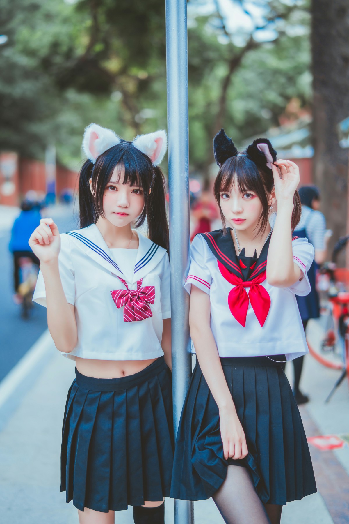 图片[21]-萝莉风COS 桜桃喵&amp;疯猫ss – JK百合2 – COSPLAY-御萝部落