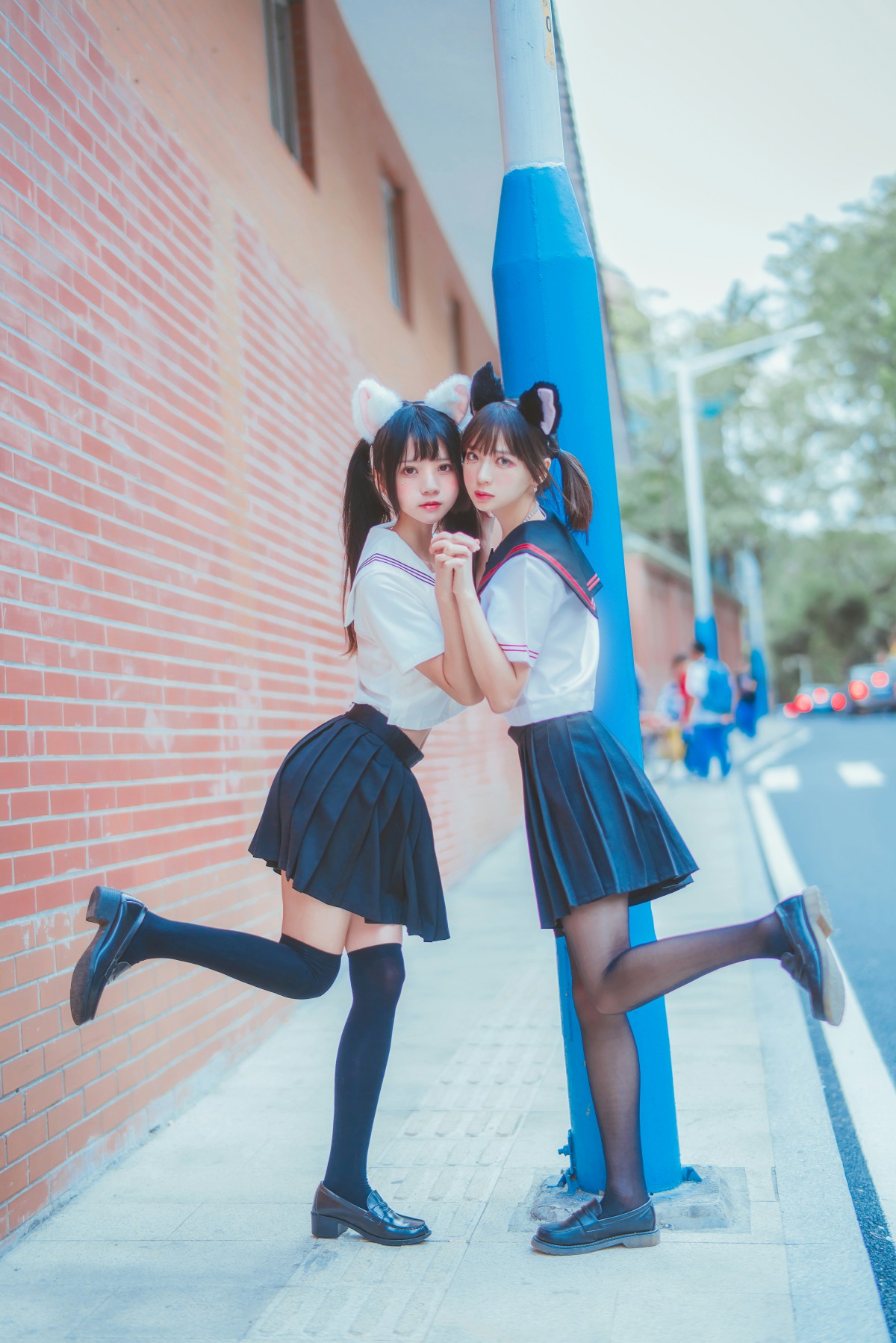 图片[31]-萝莉风COS 桜桃喵&amp;疯猫ss – JK百合2 – COSPLAY-御萝部落