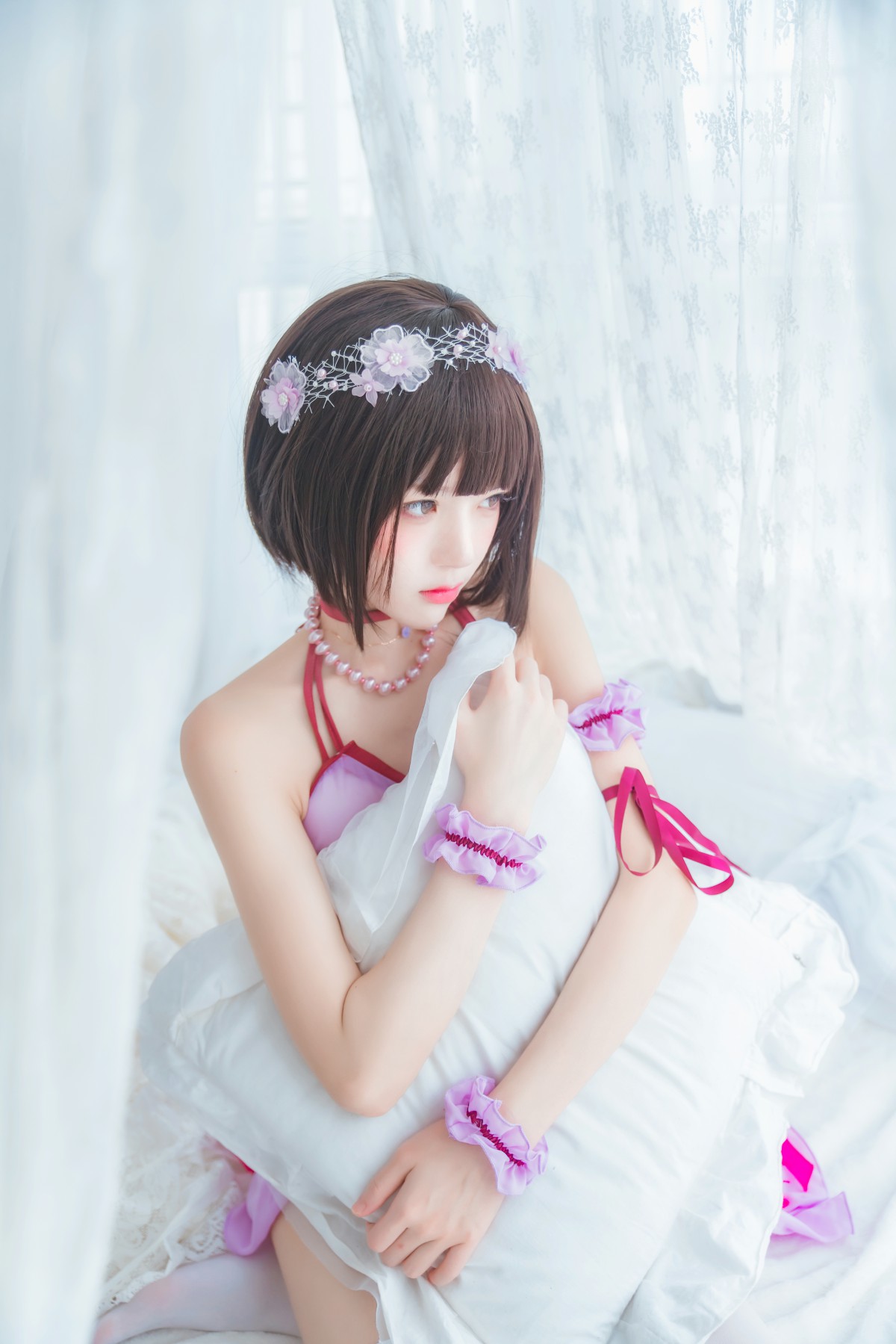 图片[11]-萝莉风COS 桜桃喵 – 加藤惠系列之小睡裙 – COSPLAY-御萝部落